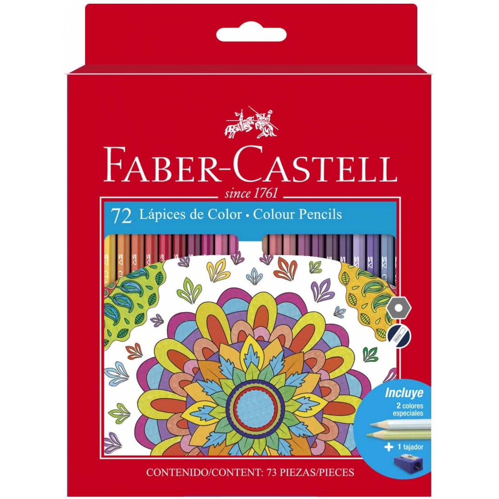 Faber-Castell - Lapices de Color x 72 piezas