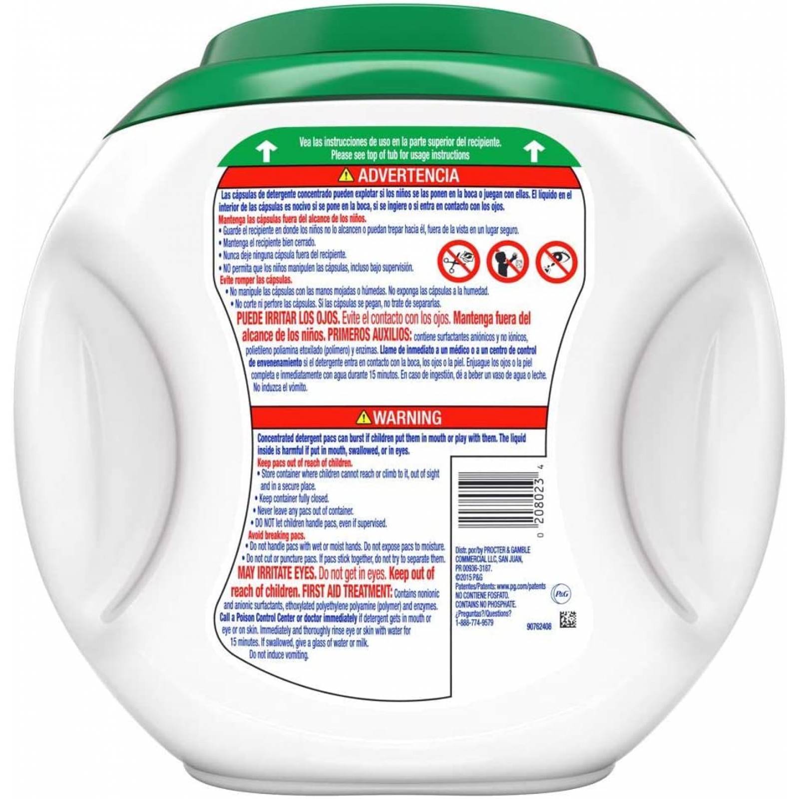 Ariel Pods Detergente Liquido Para Ropa En Cápsulas, 57 Piezas