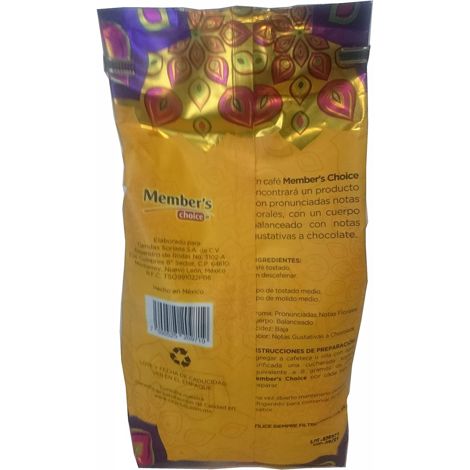 Café de VERACRUZ tostado y molido medio