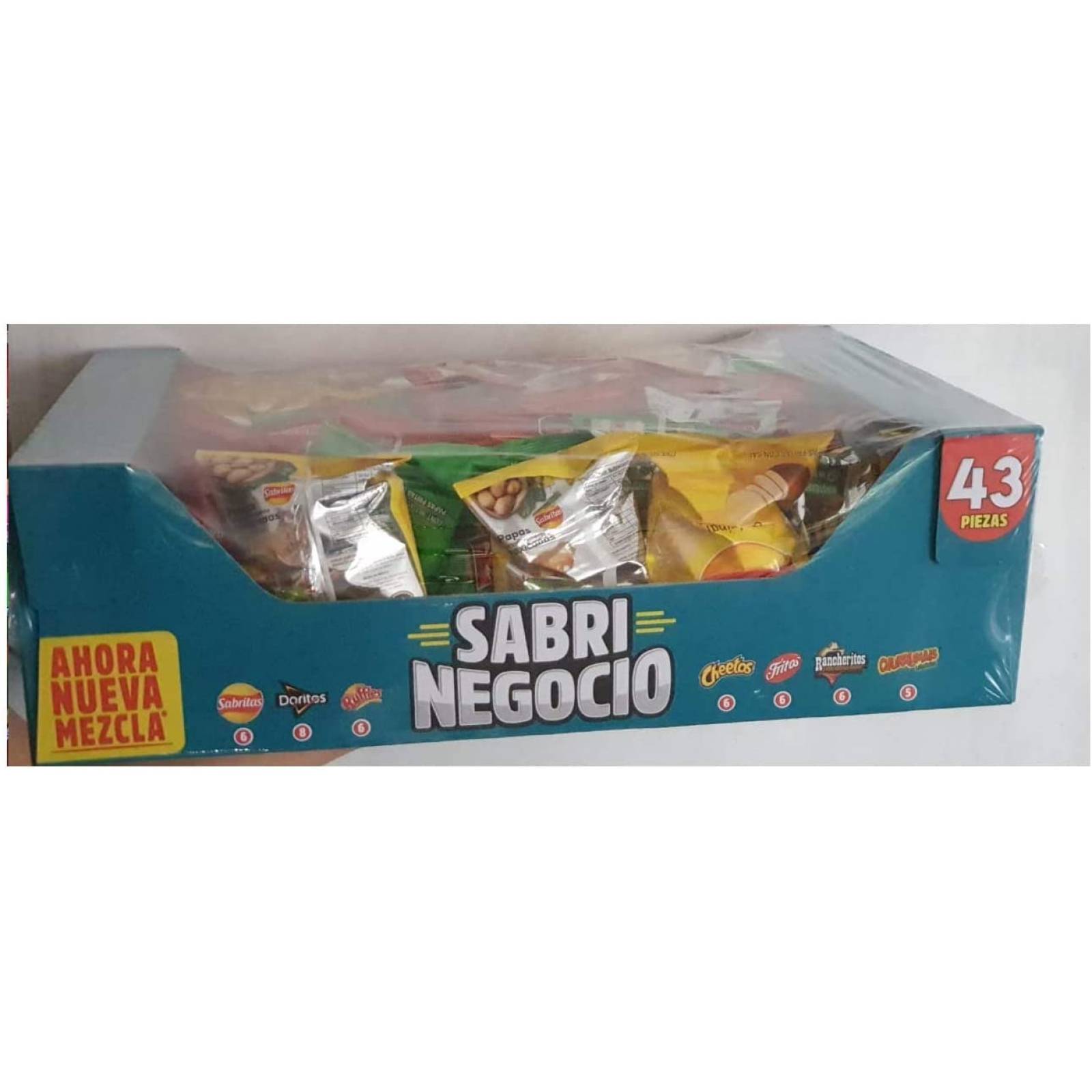 SABRITAS- 43 PIEZAS BOTANA SURTIDA