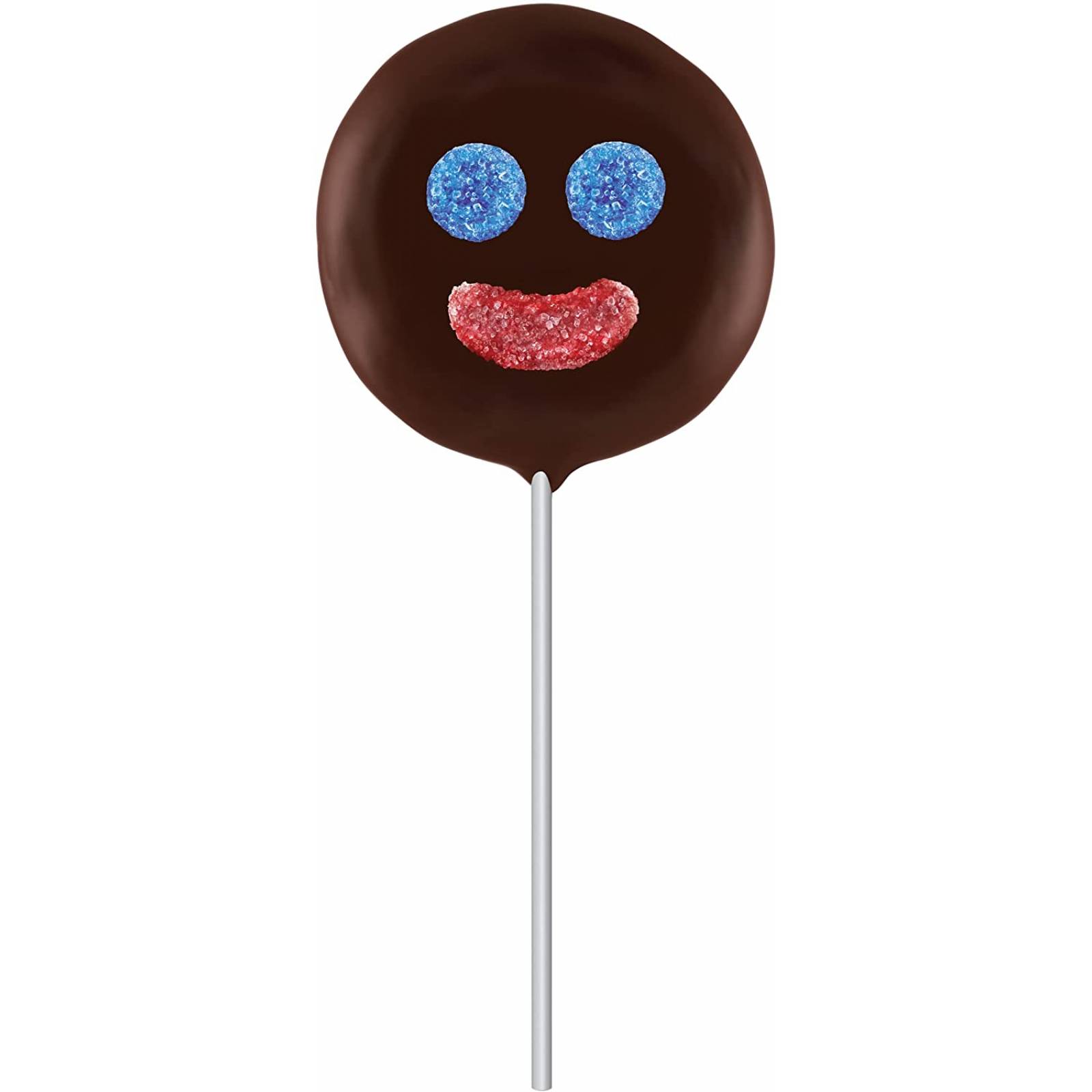 Paleta Payaso de Marshmallow con chocolate y gomas, 10 unidades