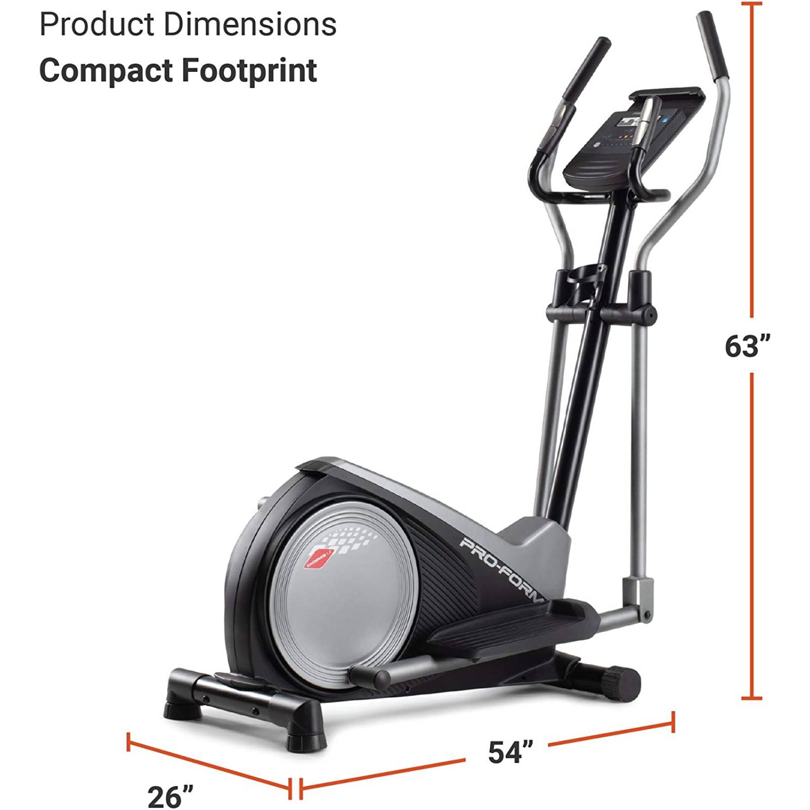 ProForm Cadence LE Elíptico de tracción trasera