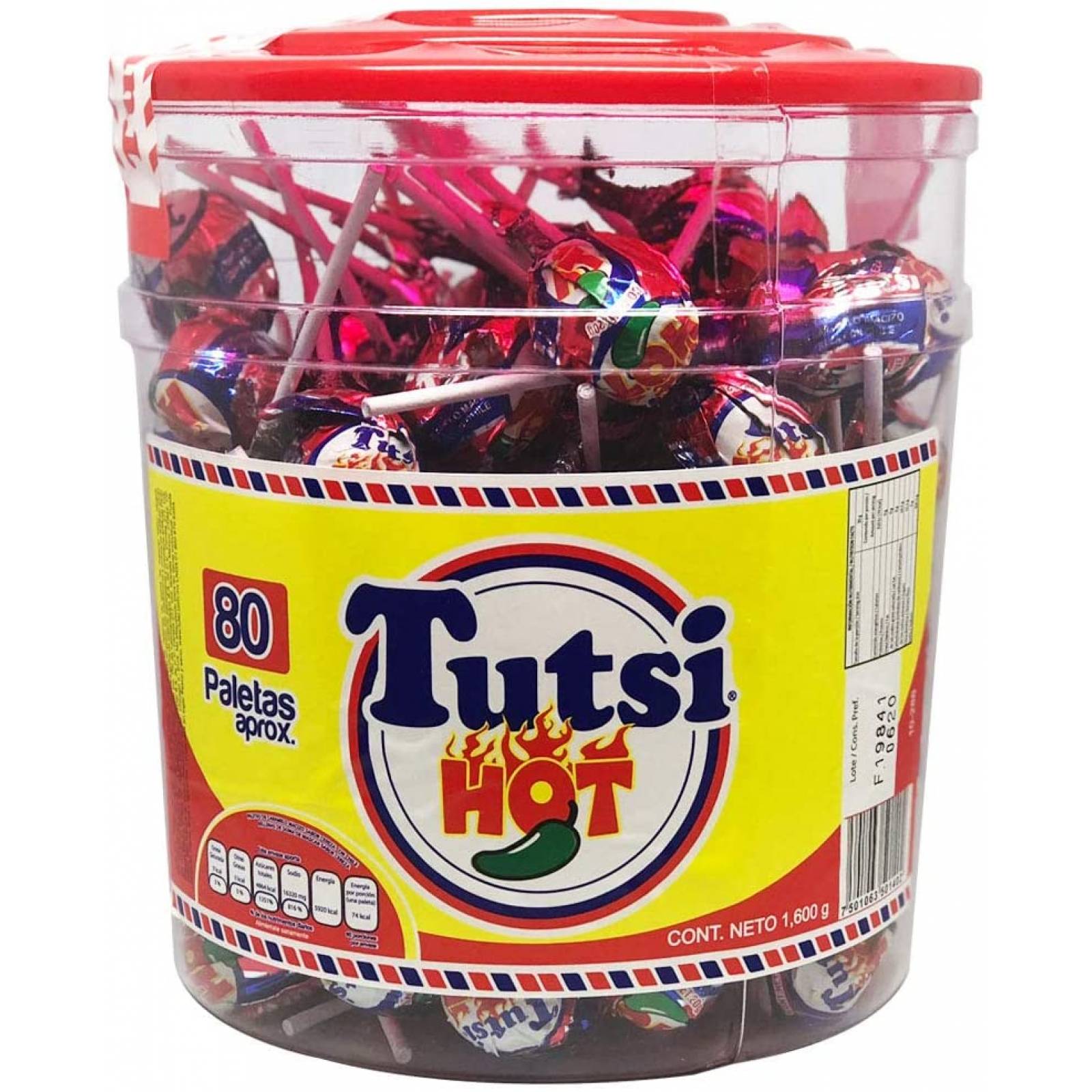 Tutsi Hot paletas de caramelo