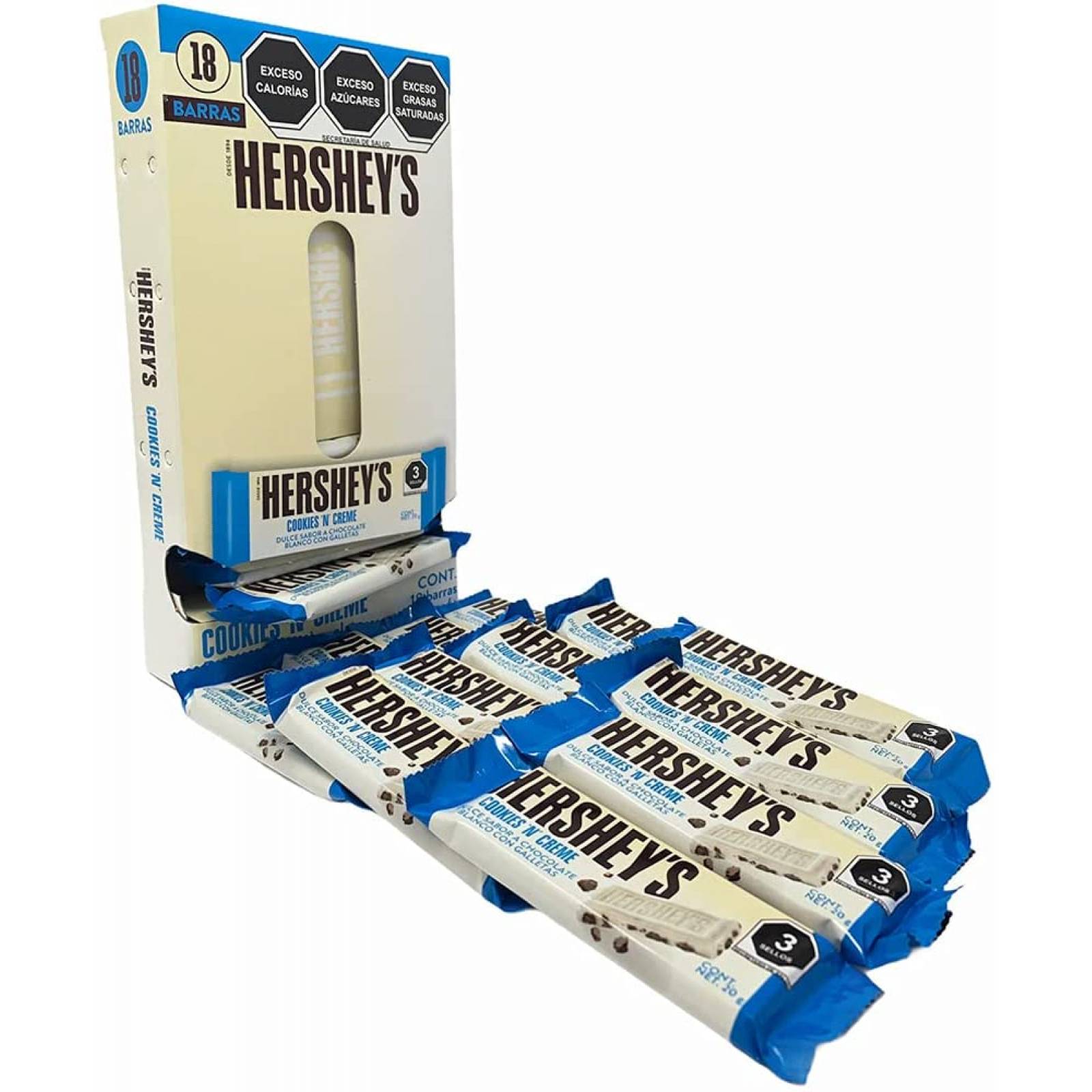 Chocolate Hersheys CookiesnCreme Barra