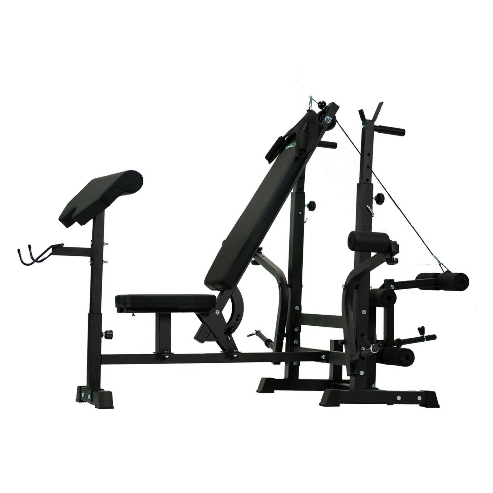 Banco De Pesas Profesional 6 En 1 + Kit De Pesas Mancuernas 