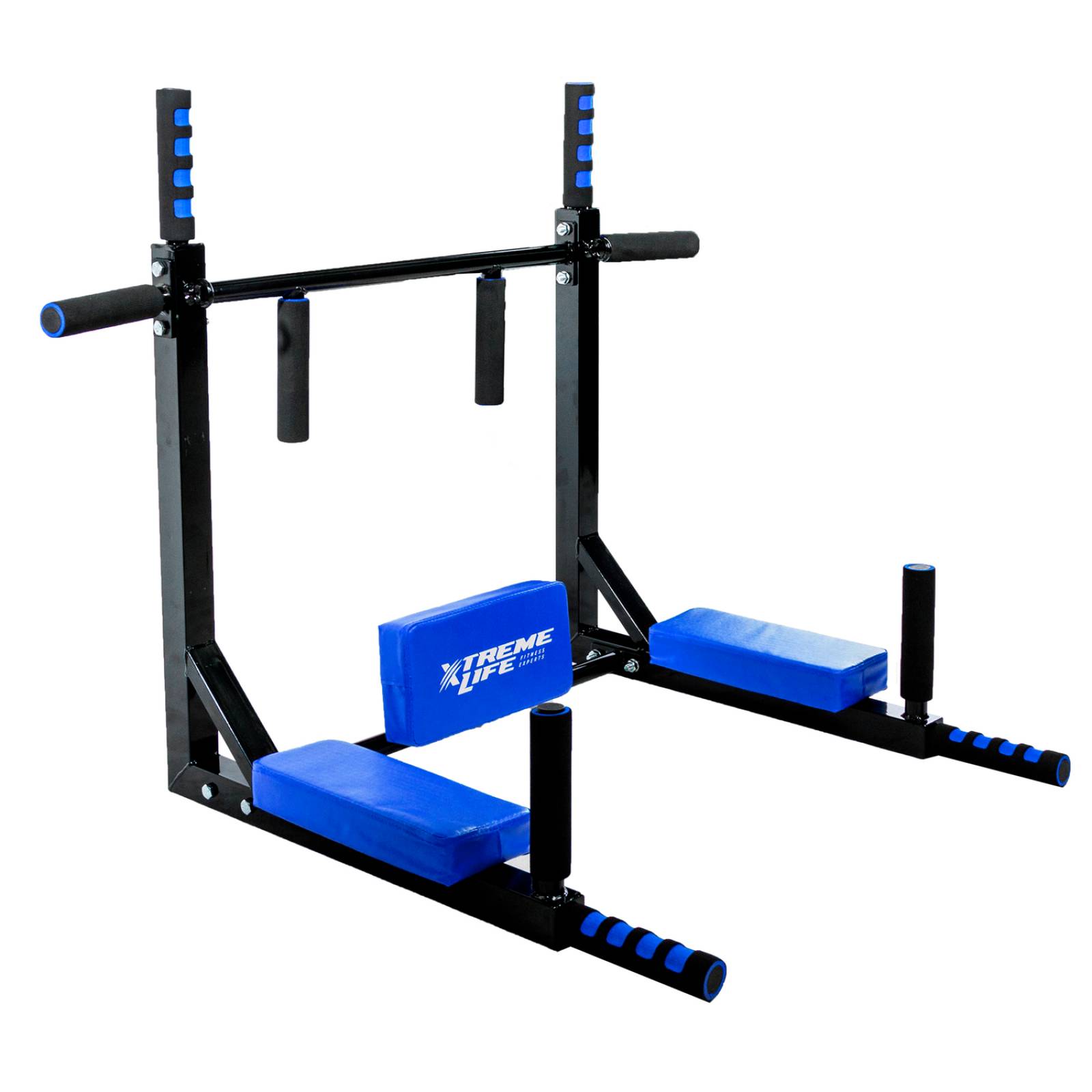 Barra Para Dominadas Gym Barra Para Ejercicios Reforzada Azul
