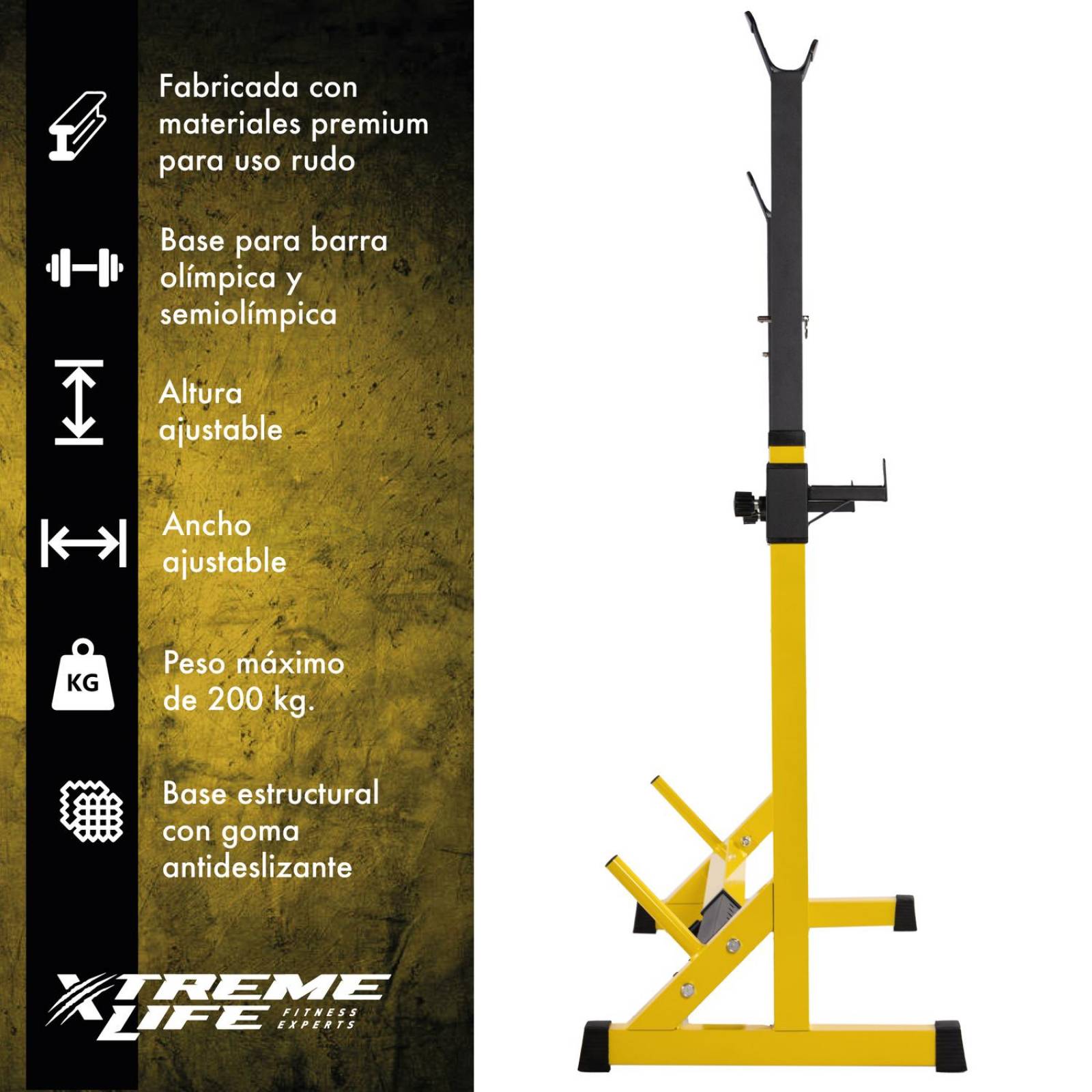 Estacion Soporte Sentadilla Pecho Pierna Barra Olimpica 