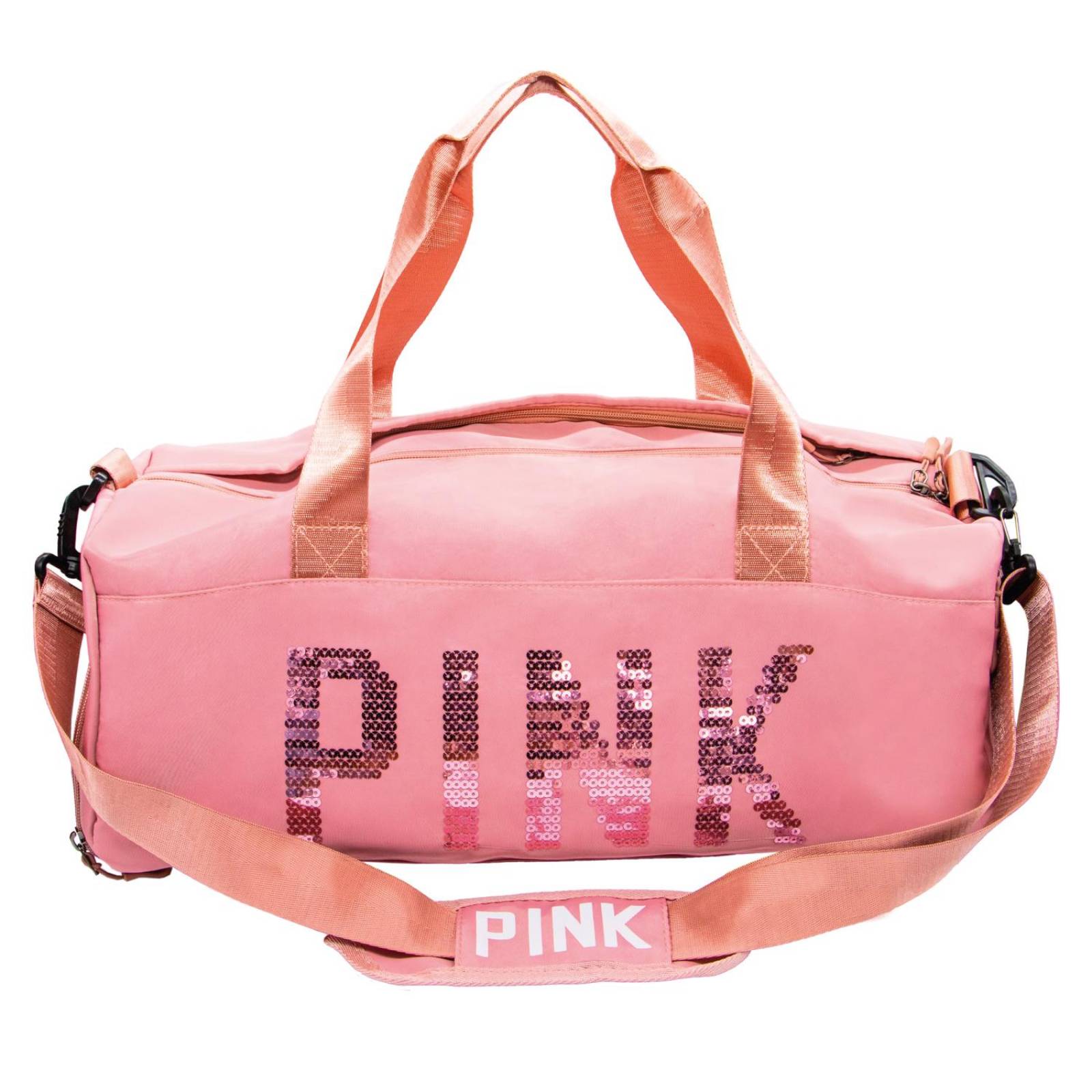 Bolsa Maleta Deportiva Mujer Bolsa Mochila Gym Impermeable Rosa Unitalla