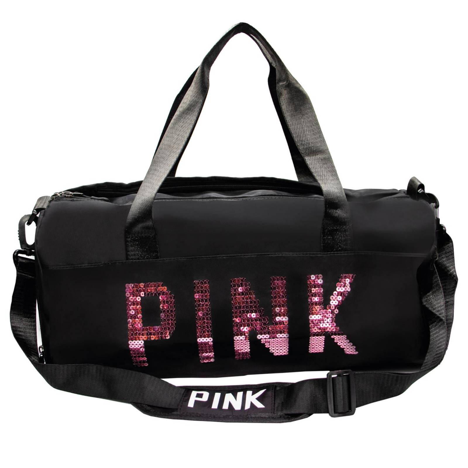 Bolsa Maleta Deportiva Mujer Bolsa Mochila Gym Impermeable Negro Unitalla