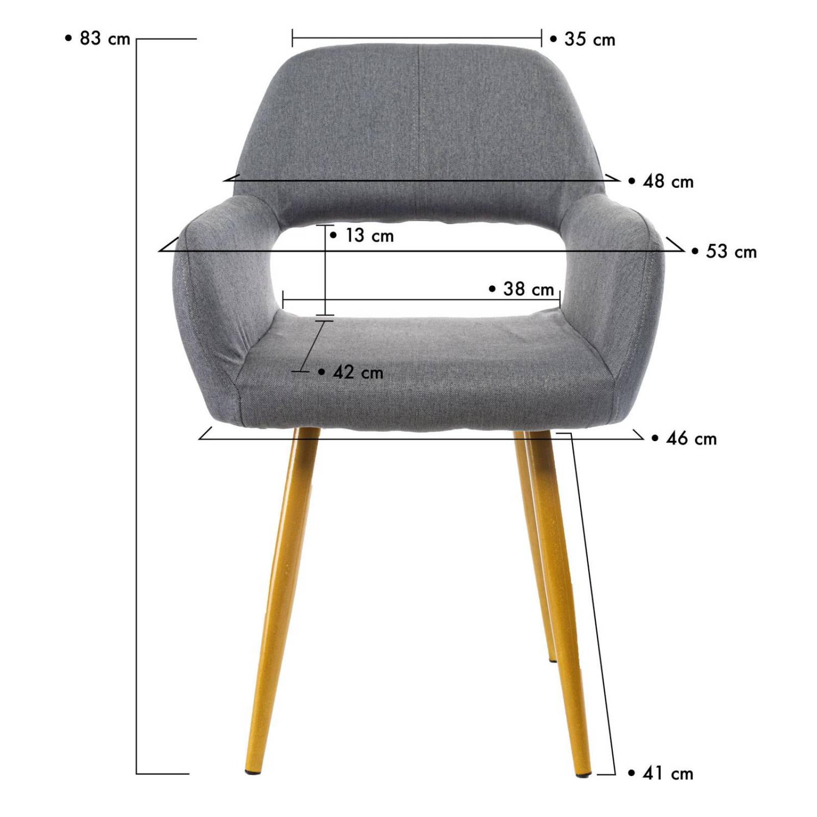 Silla Eames Tela Sillas Comedor Tapizada Moderna Minimalista Gris Unitalla