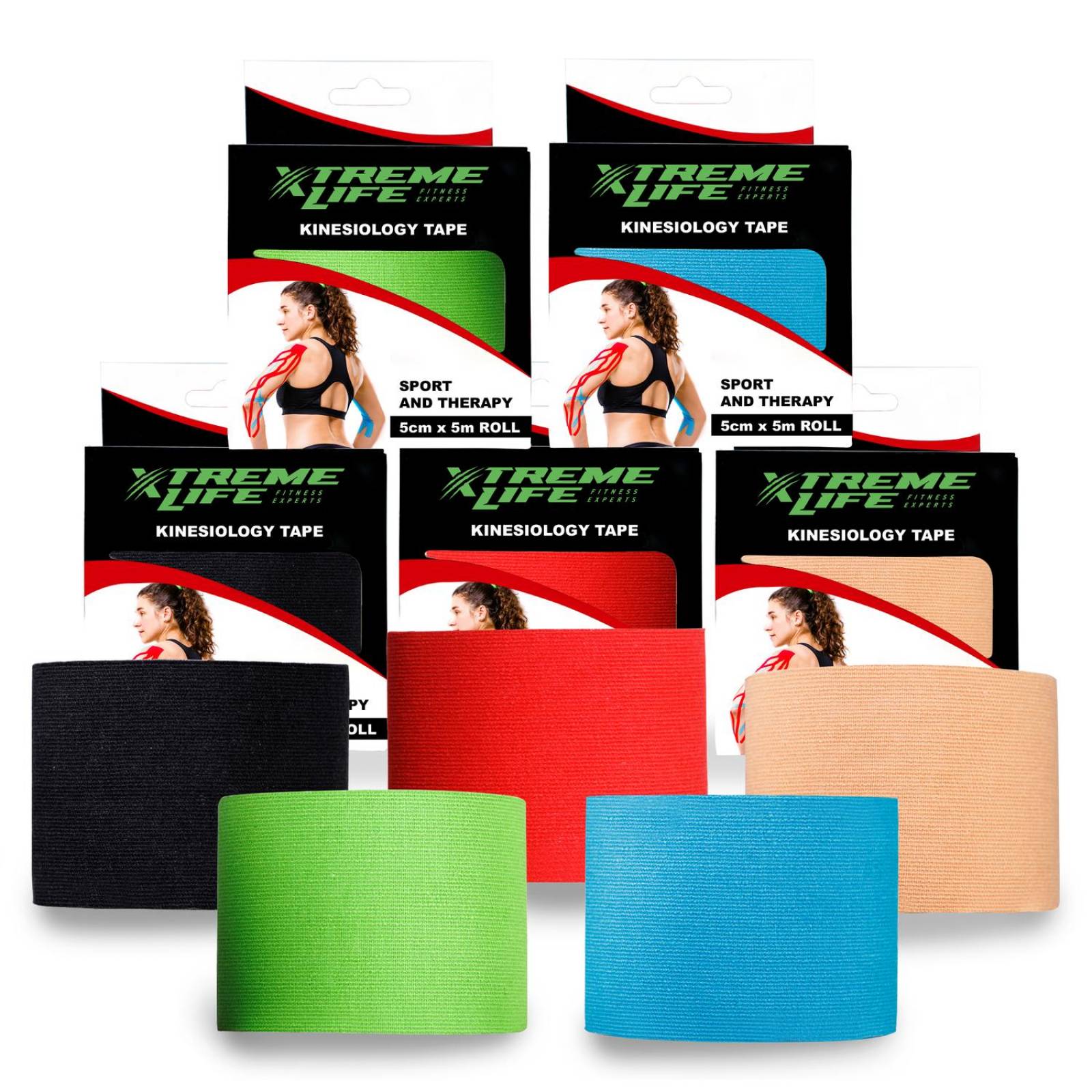 Cinta Kinesiologica Resistente Al Agua Kinesiotape Cinta Piel