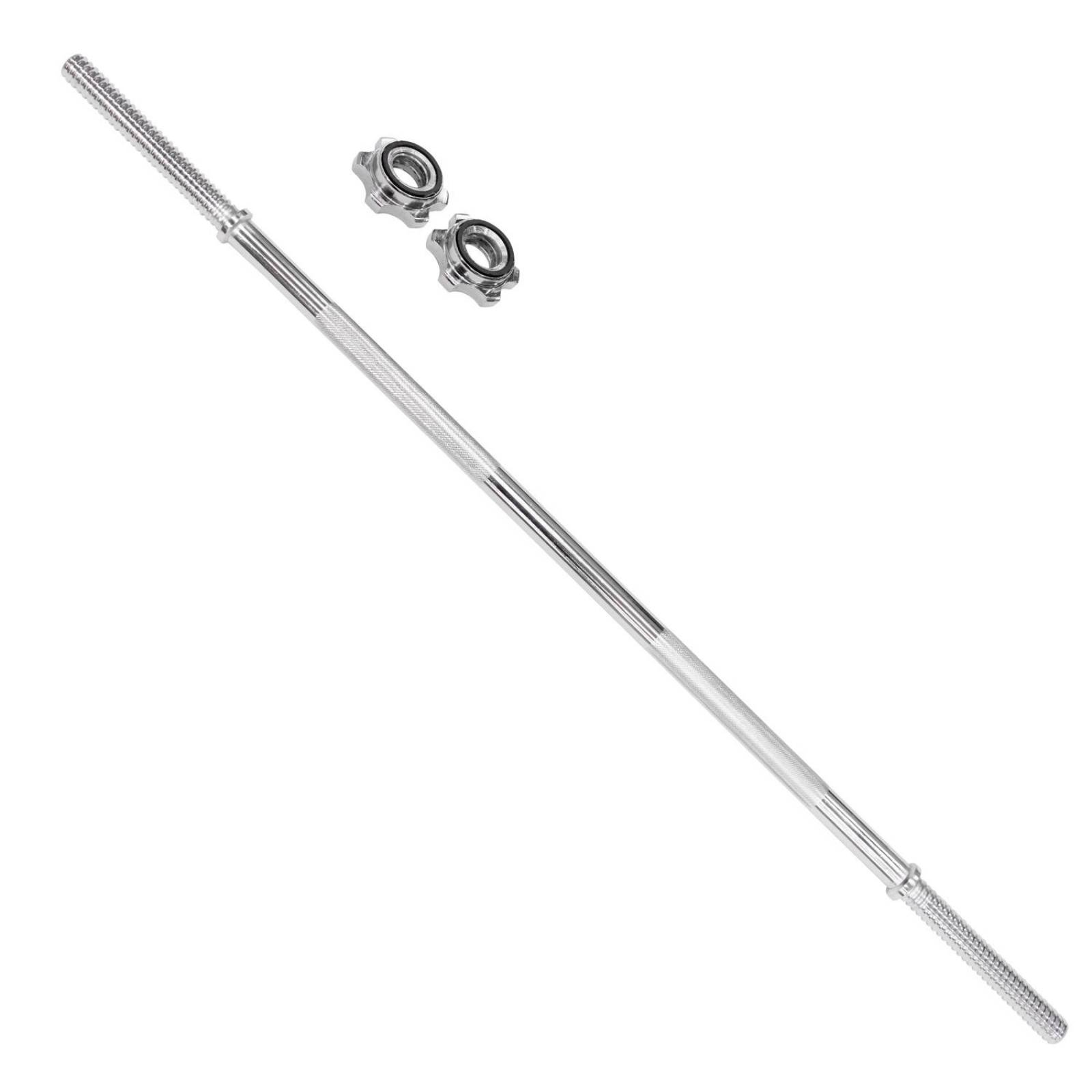 Barra Recta Cromada Semi Olimpica Pesas Barra Crossfit Gym 