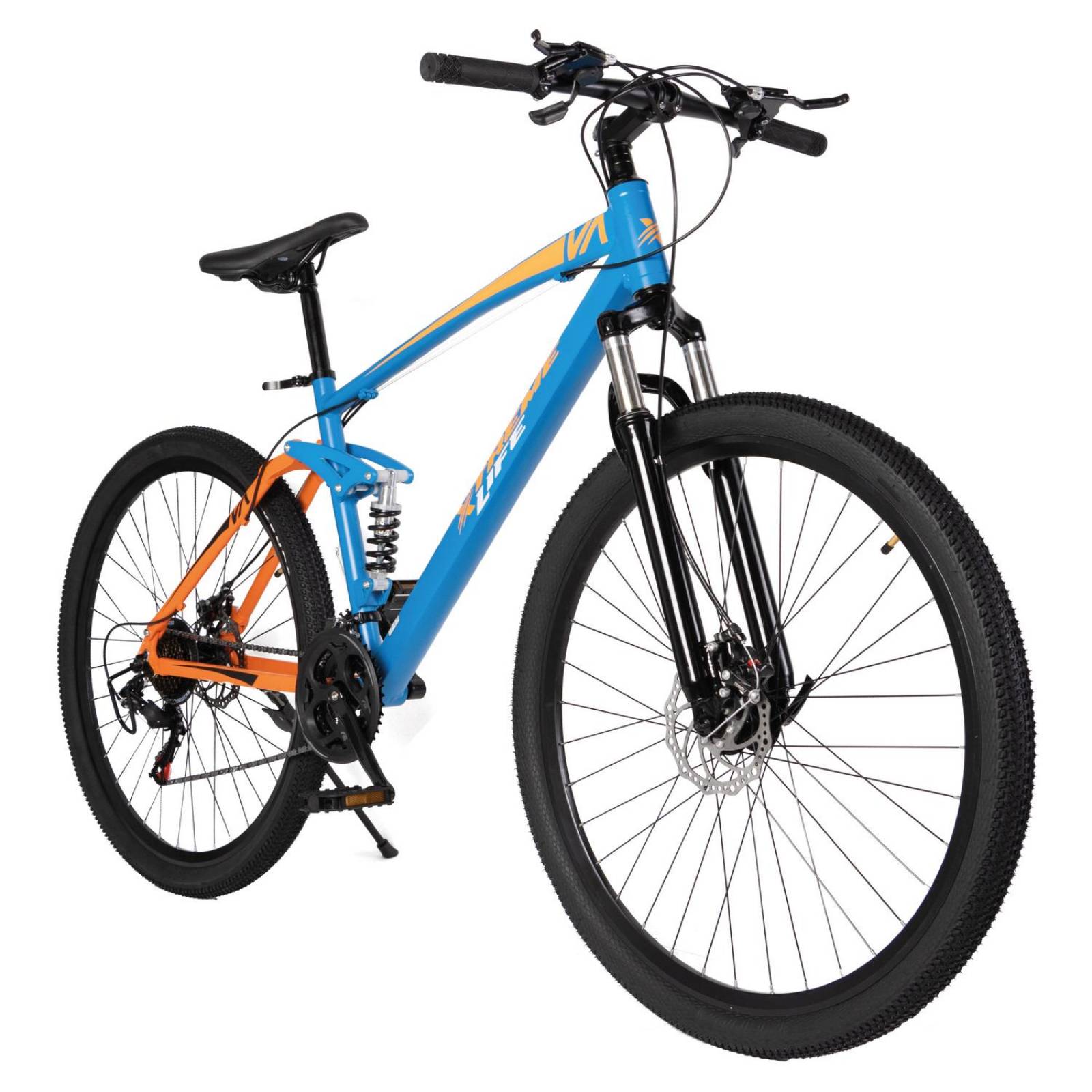 Bicicleta Montaña Aluminio Talla L R-29 21V Doble Suspensión Naranja G