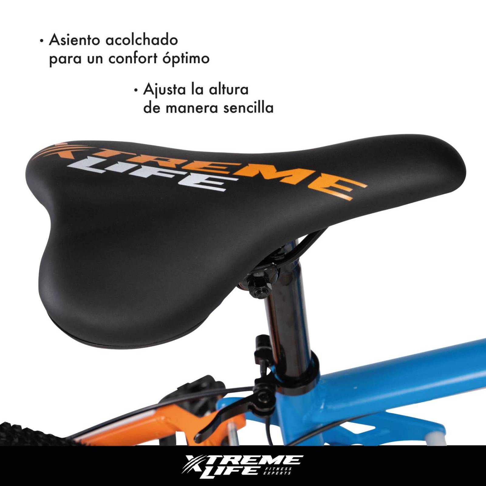Bicicleta Montaña Aluminio Talla L R-29 21V Doble Suspensión Naranja G