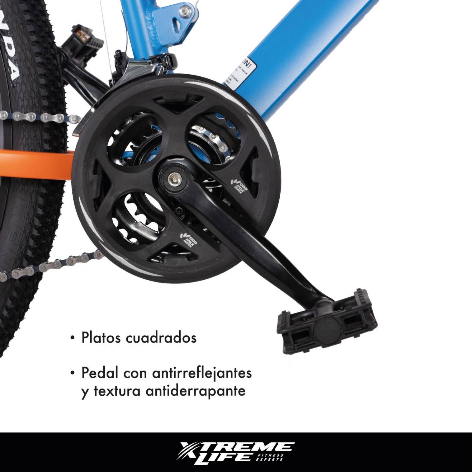 Bicicleta Montaña Aluminio Talla L R-29 21V Doble Suspensión Naranja G