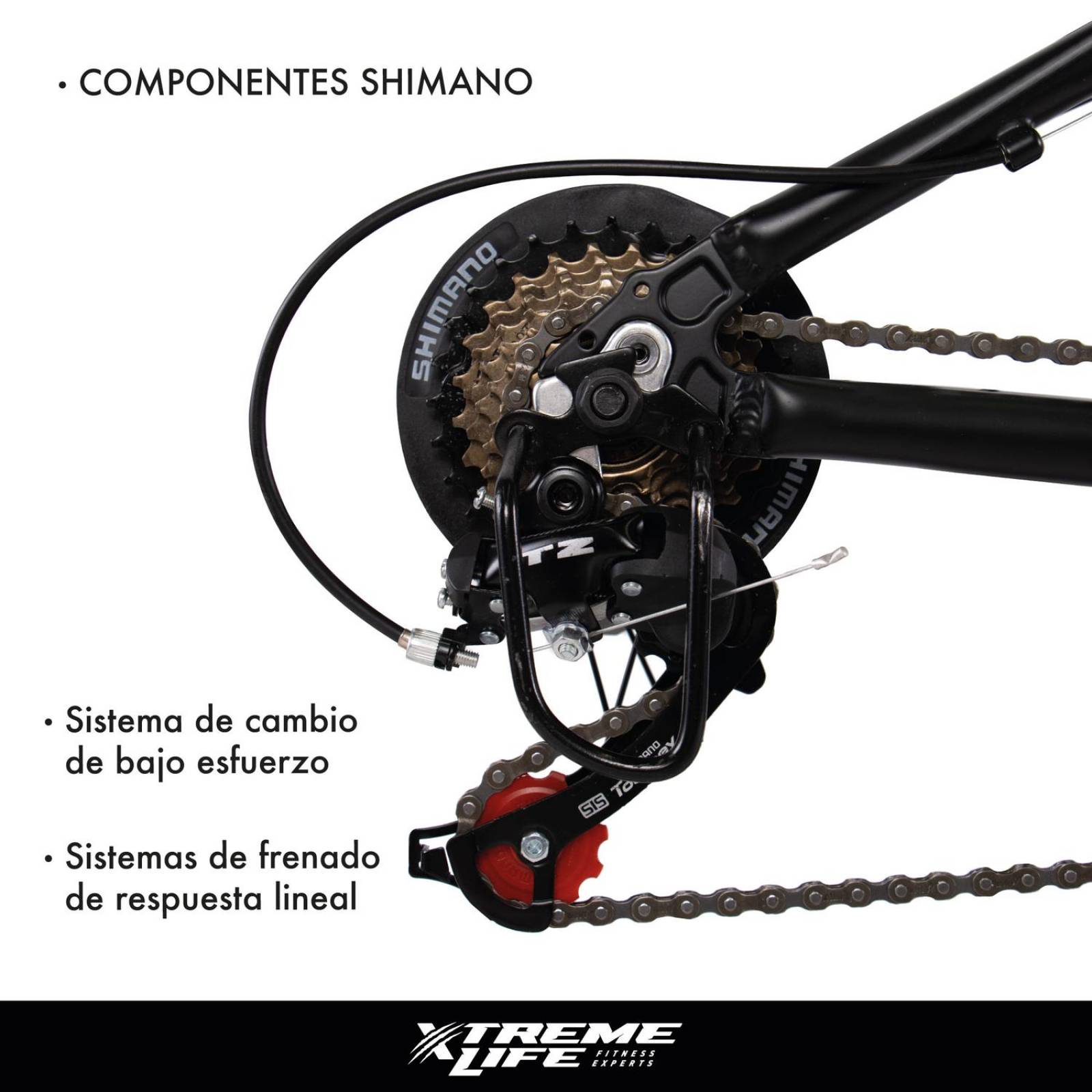 Bicicleta Montaña Aluminio Talla L R-29 21V Doble Suspensión Naranja G