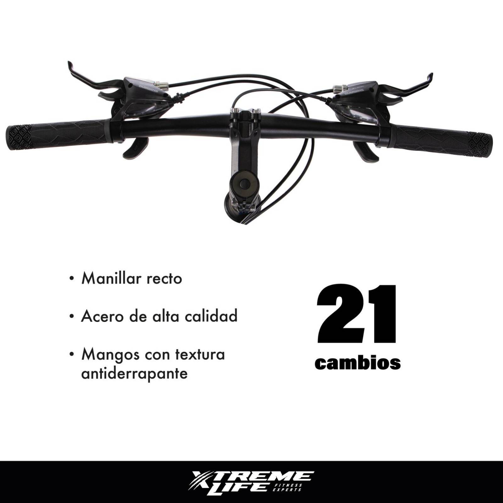Bicicleta Montaña Aluminio Talla L R-29 21V Doble Suspensión Verde G