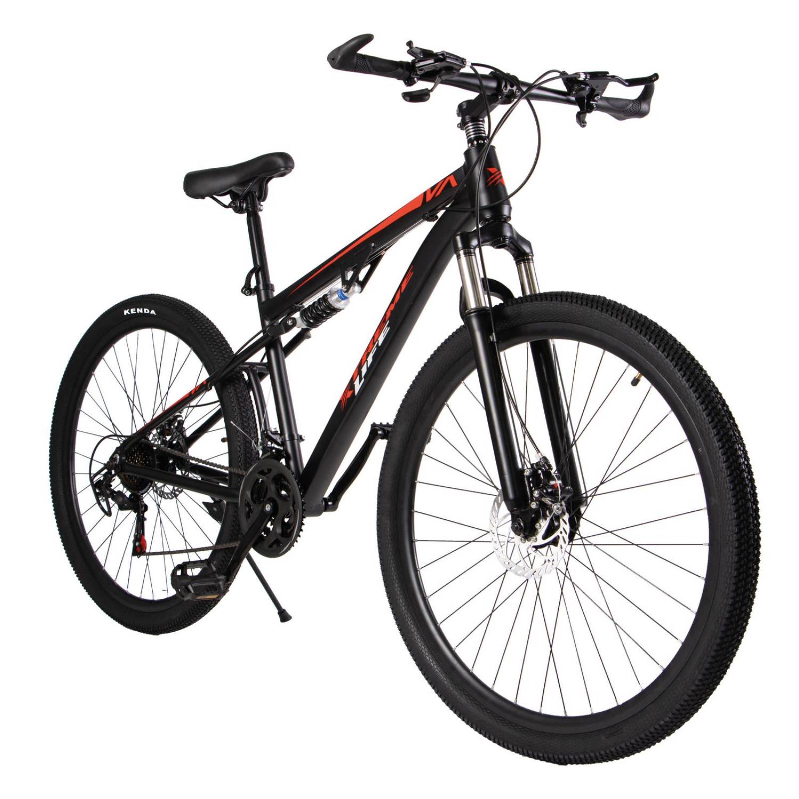 Bicicleta Montaña R29 21V Aluminio Shimano Doble Suspensión Rojo G