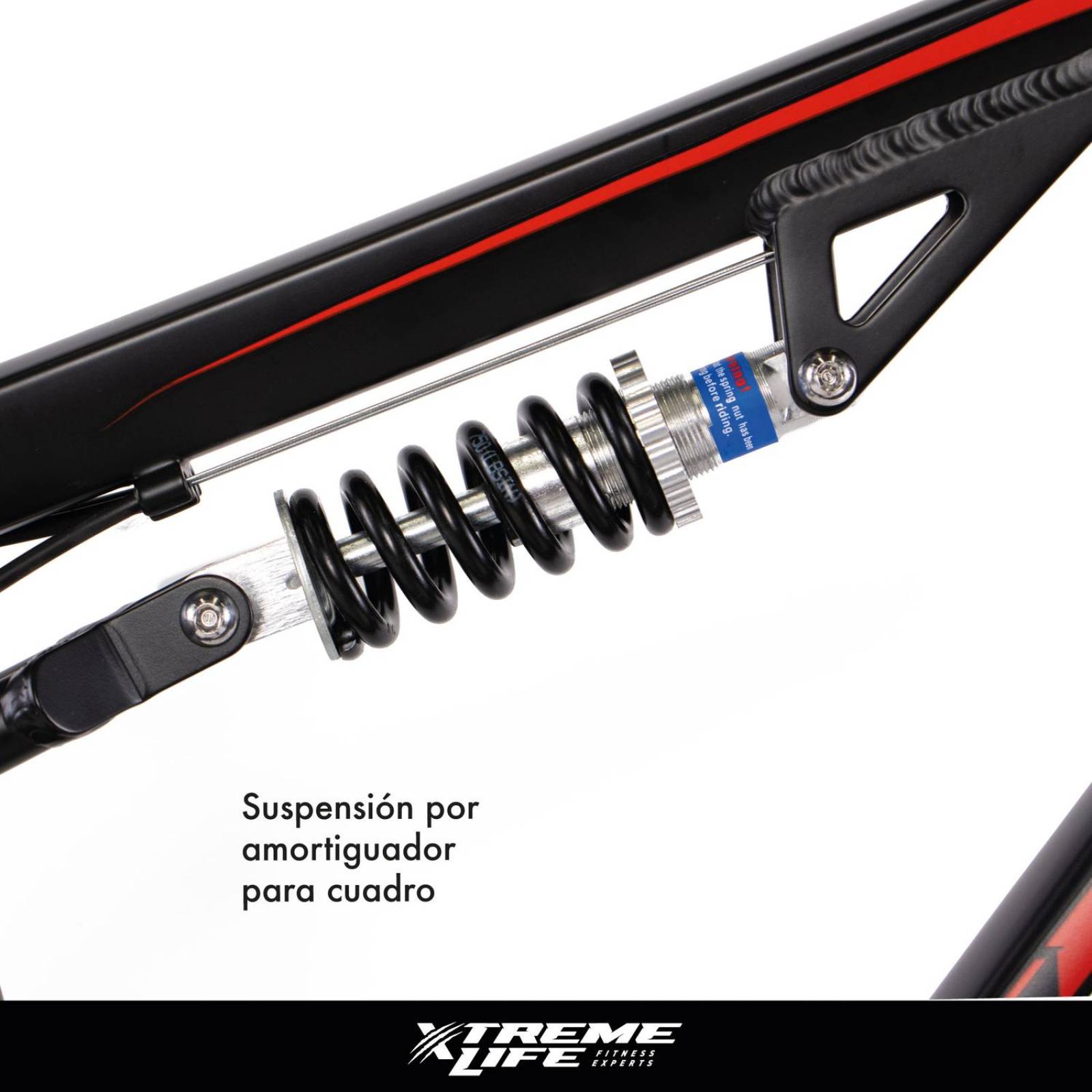 Bicicleta Montaña R29 21V Aluminio Shimano Doble Suspensión Rojo G