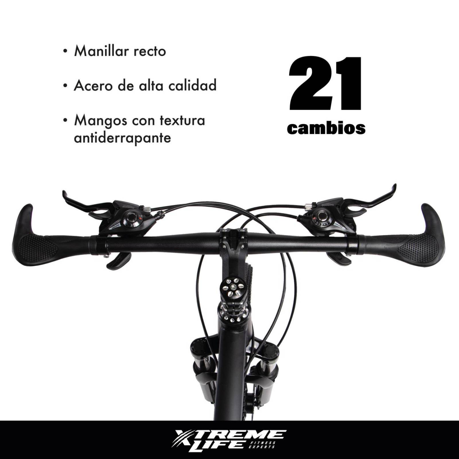 Bicicleta Montaña R29 21V Aluminio Shimano Doble Suspensión Rojo G