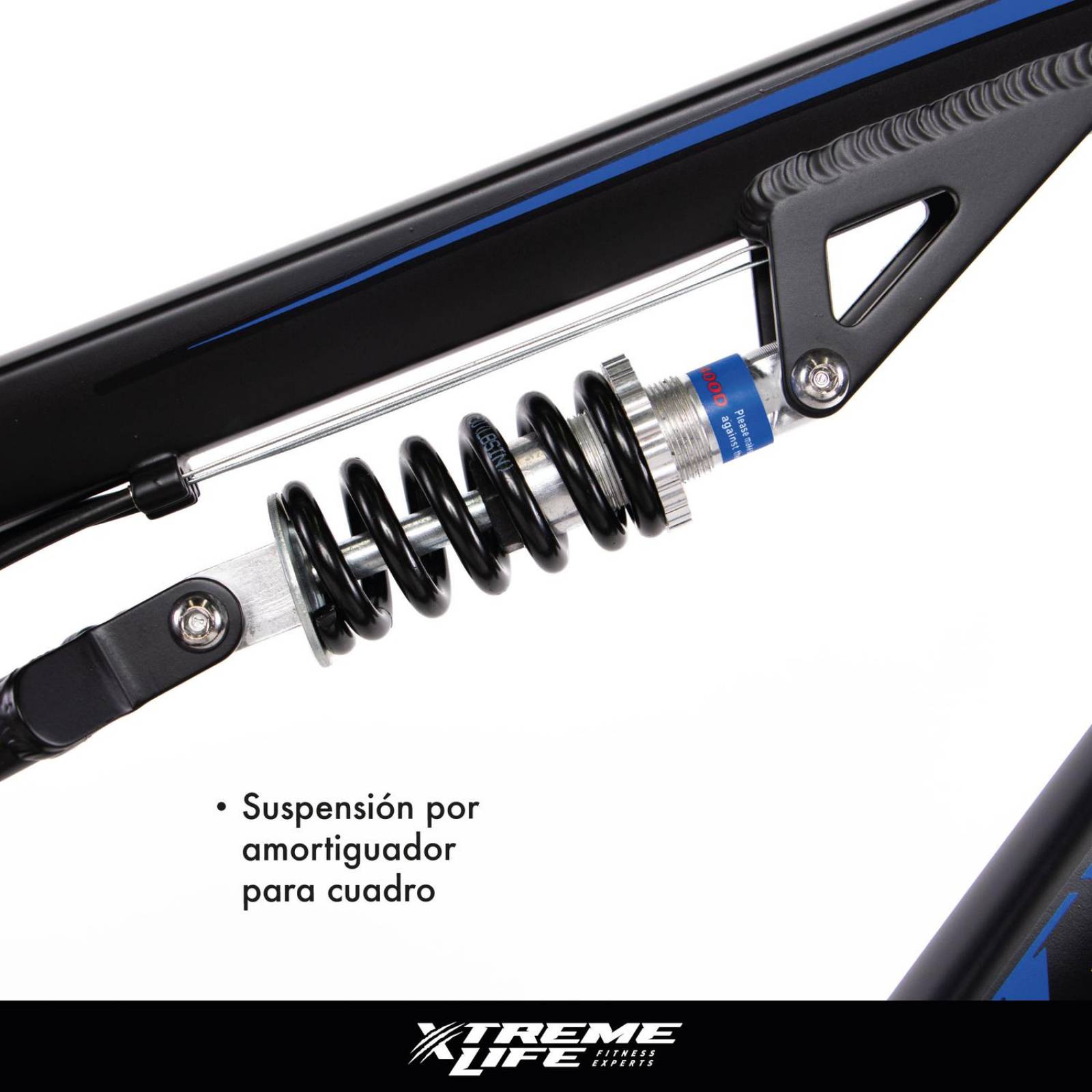 Bicicleta Montaña R29 21V Aluminio Shimano Doble Suspensión Azul G