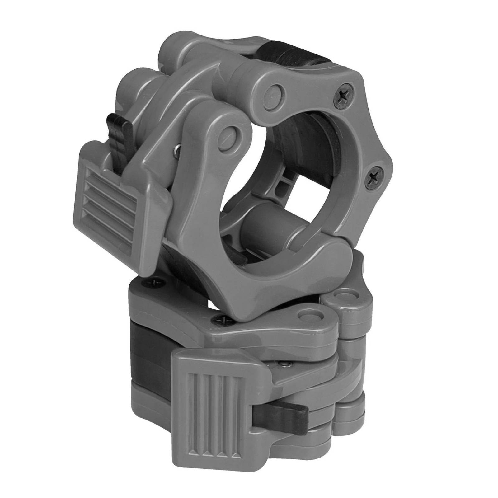 Par de Seguros Barra Olimpica 2 Pulgadas Mancuernas Pesas Gris CH