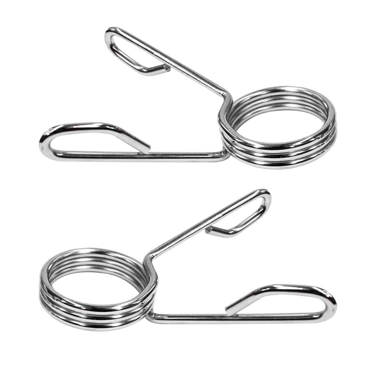 Par de Seguros Barra Olimpica 2 Pulgadas Liberacion Rapida Plateado CH