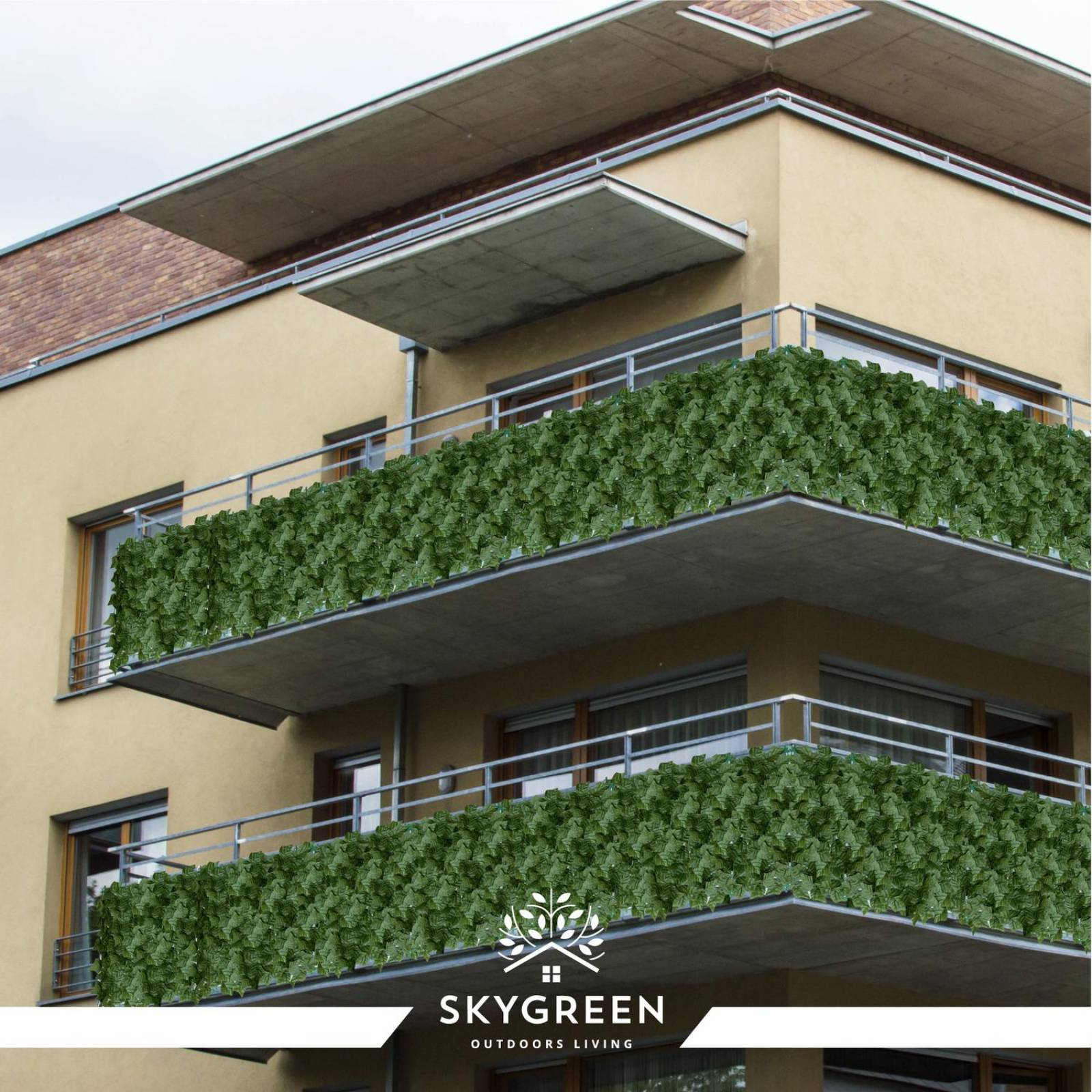 Rollo Follaje Artificial Muro Verde 1mtrs x 3mtrs Enredadera CH