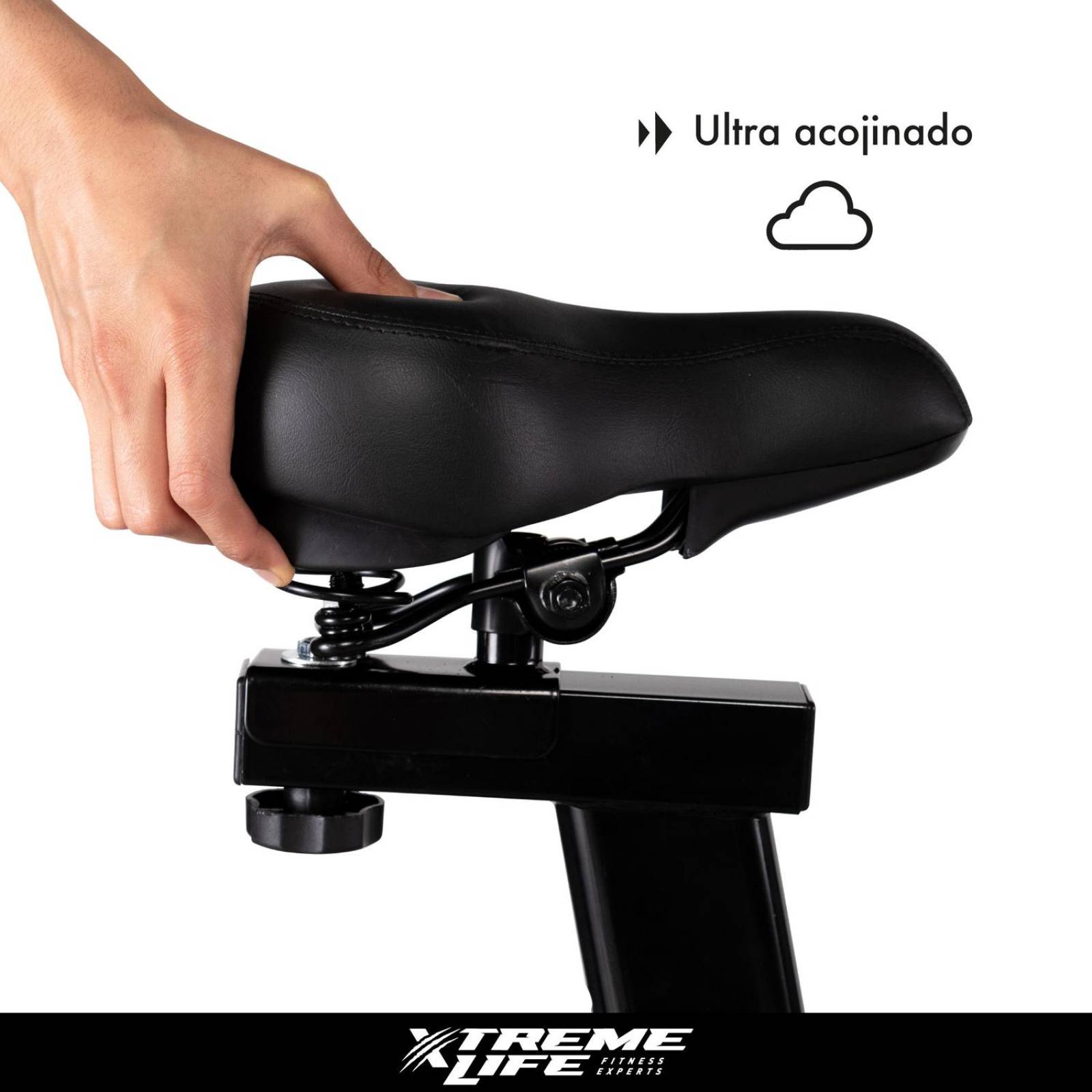 Bicicleta Spinning 15 kg Freno Magnetico Bicicleta Fija Gym Negro