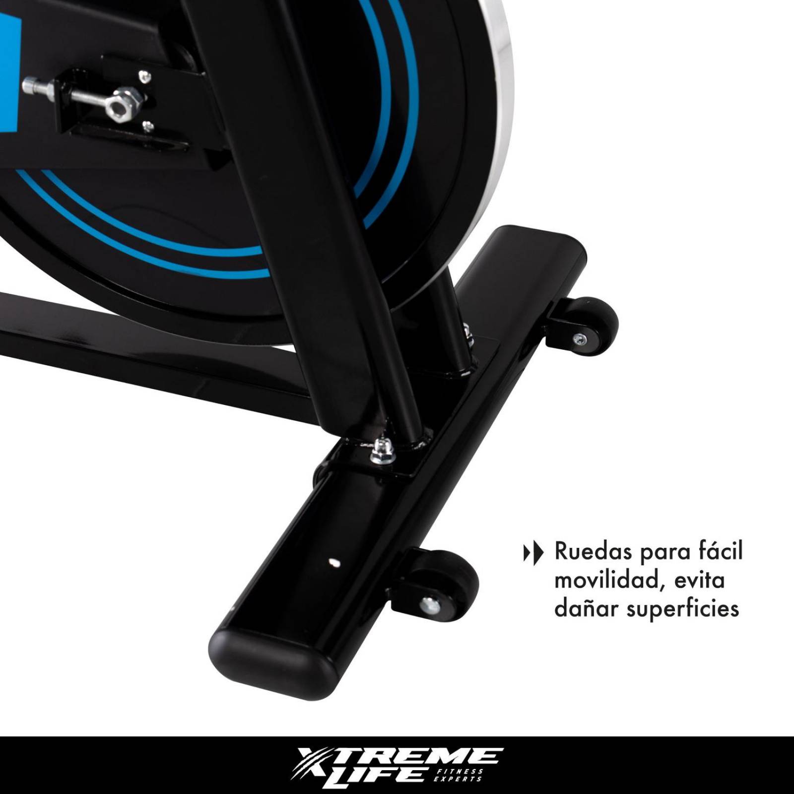 Bicicleta Spinning 15 kg Freno Magnetico Bicicleta Fija Gym Negro