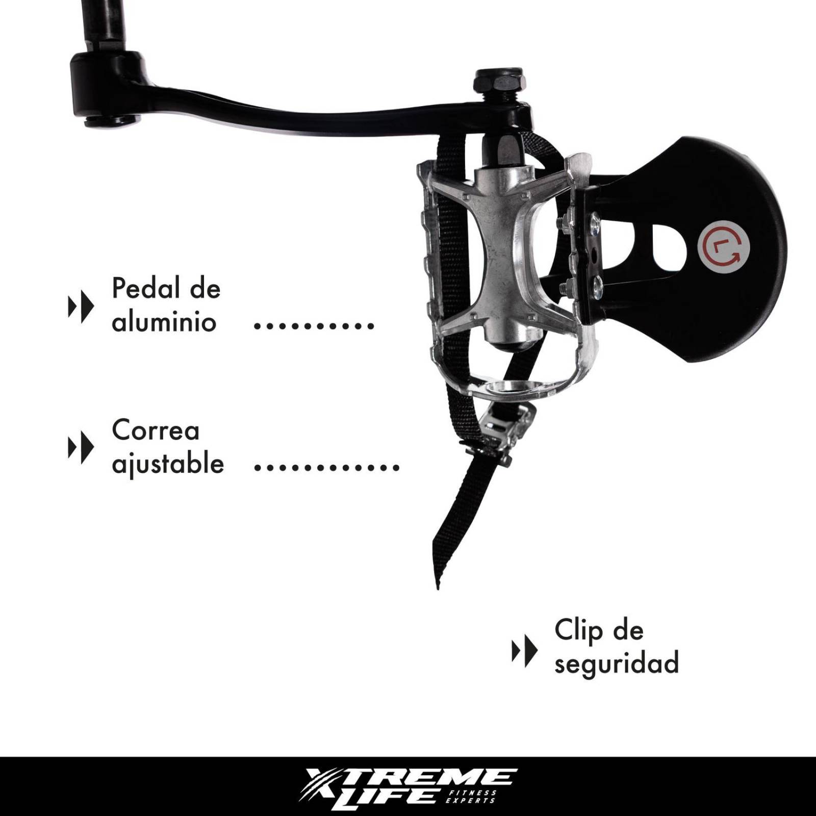 Bicicleta Spinning 15 kg Freno Magnetico Bicicleta Fija Gym Negro