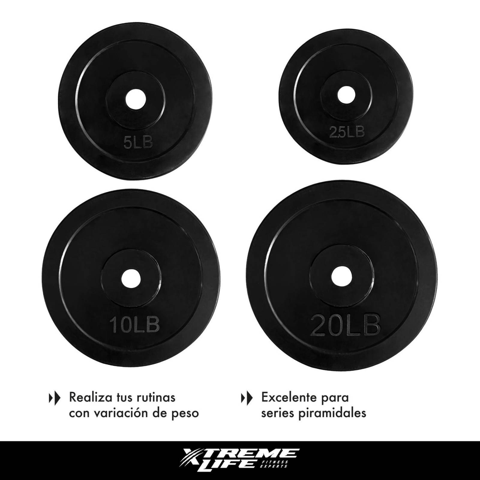 Banco + Predicador+Set de Barras Mancuernas 12 Discos 120LBs Negro