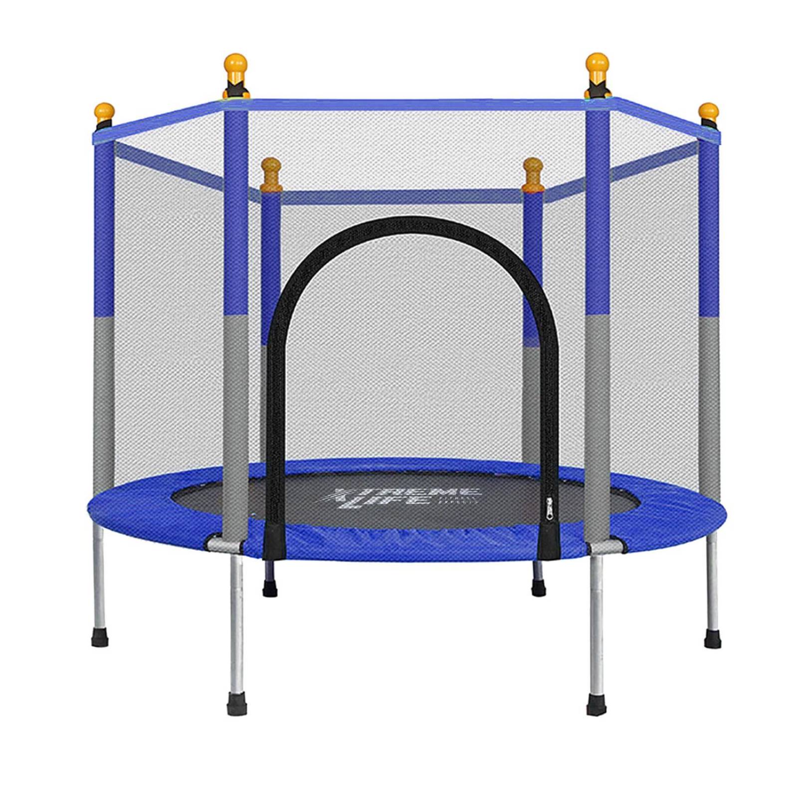 Trampolín Para Niños Brinconlin 1.40 Metros Red Seguridad rojo Grande  XTREME LIFE DPTRLX020000