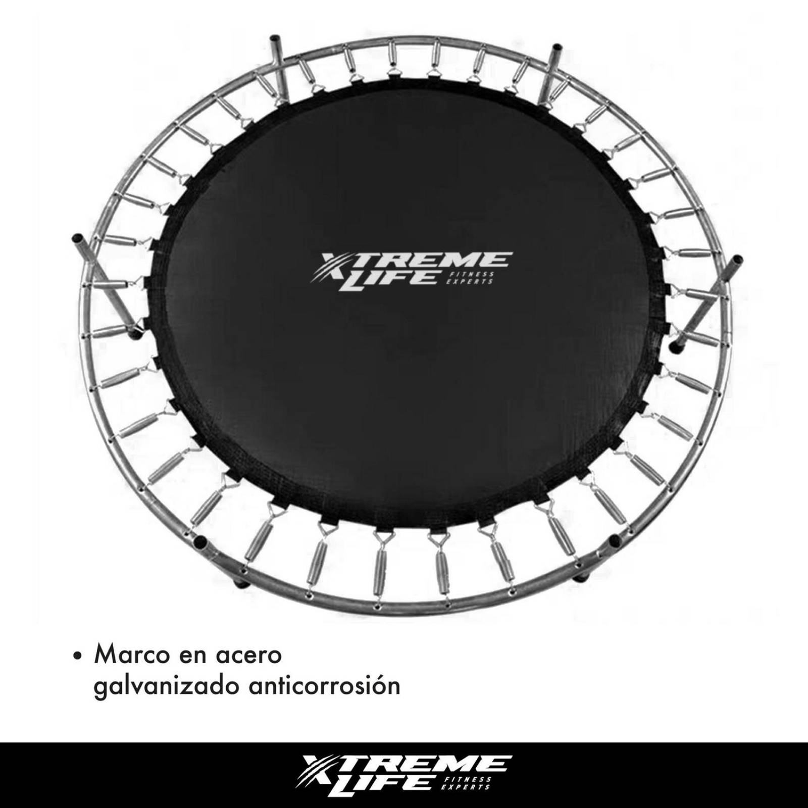 Trampolín Para Niños Brinconlin 1.40 Metros Red Seguridad Azul Grande