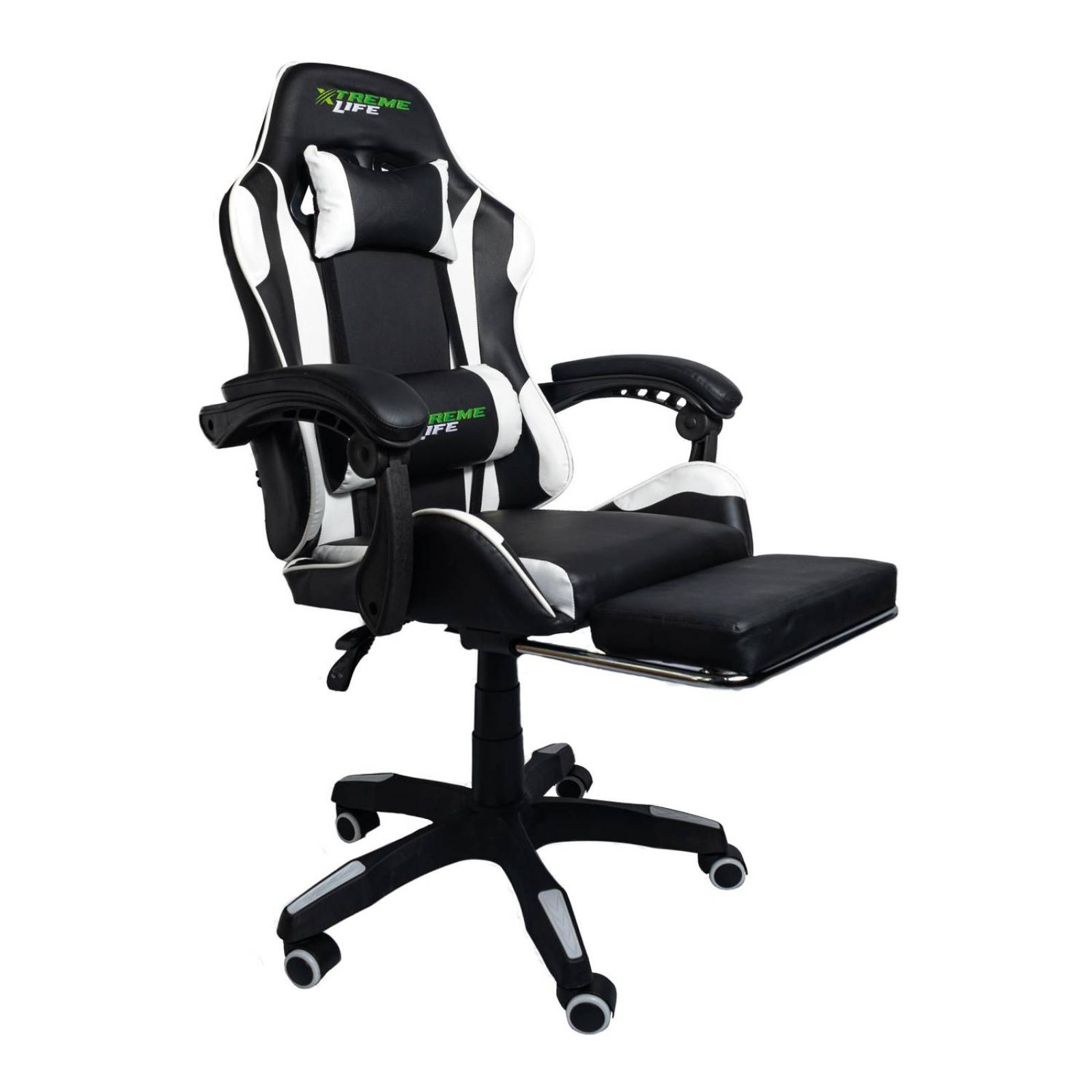 Silla Gamer Reclinable Ergonomica Silla de Oficina Blanco UNITALLA