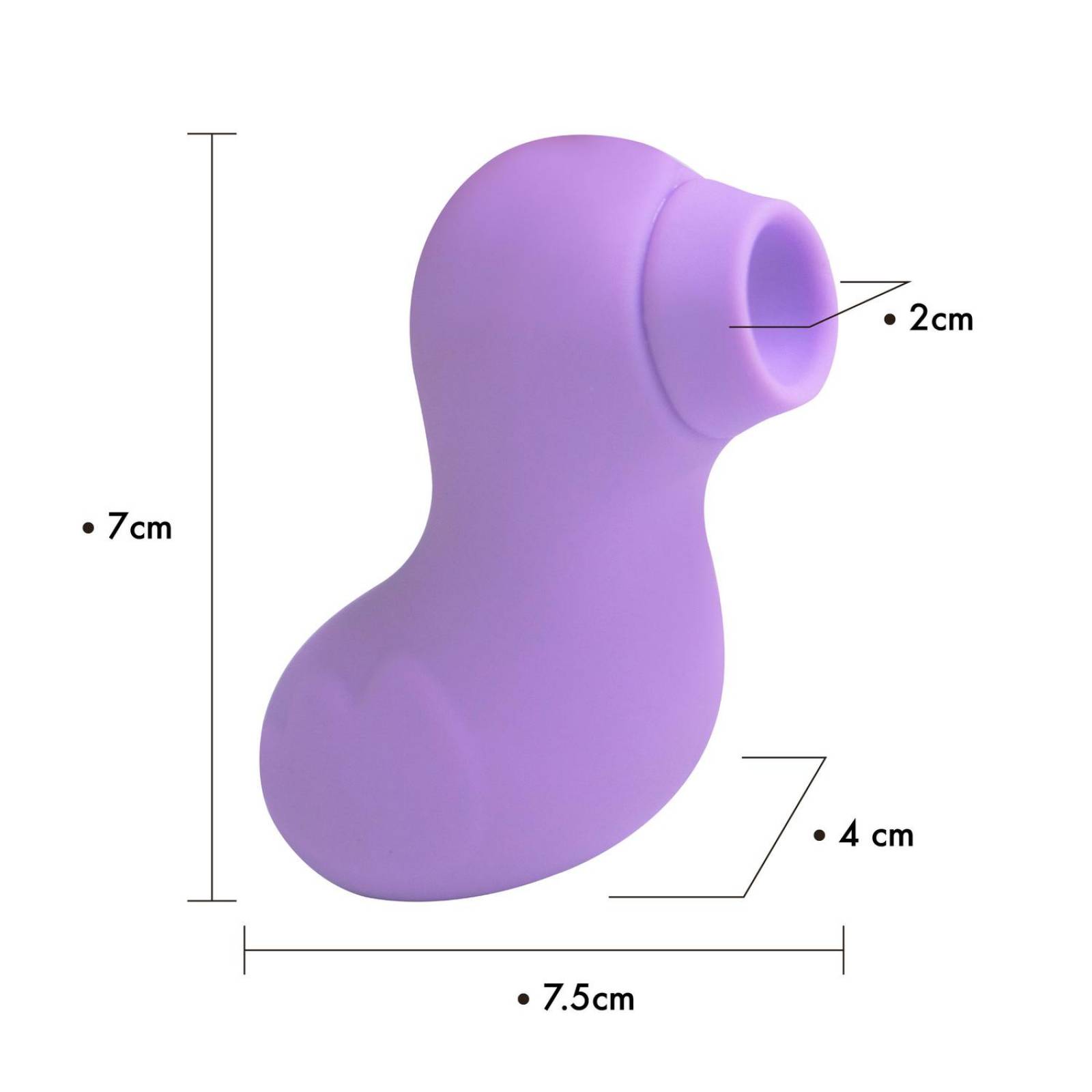 Succionador Mujer Masajeador Clitorialoral Sucking Vibrating CH Purpura