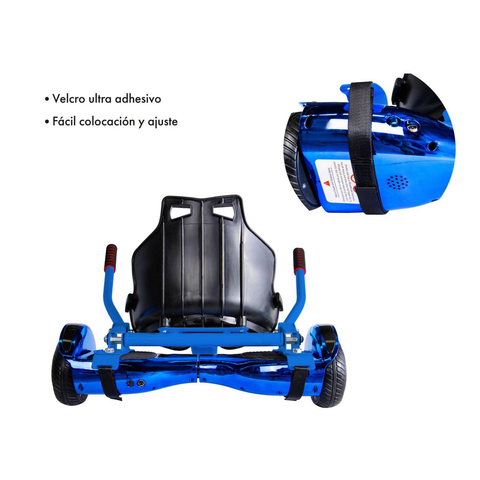 Adaptador de Hoverboard a Go Kart Accesorio para Buggy Azul