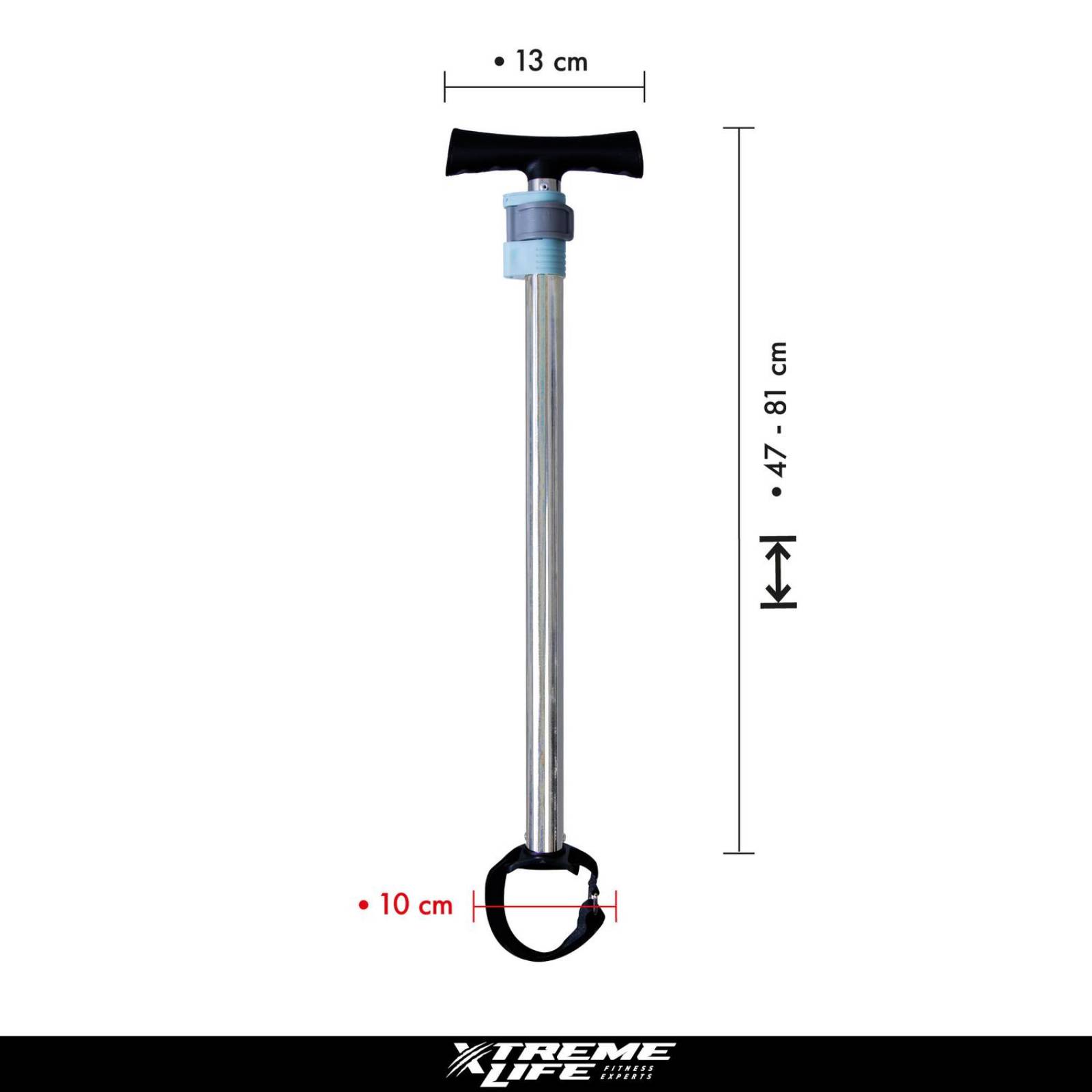 Manija Regulable para Hoverboard Equilibrio Mango de Control Plateado