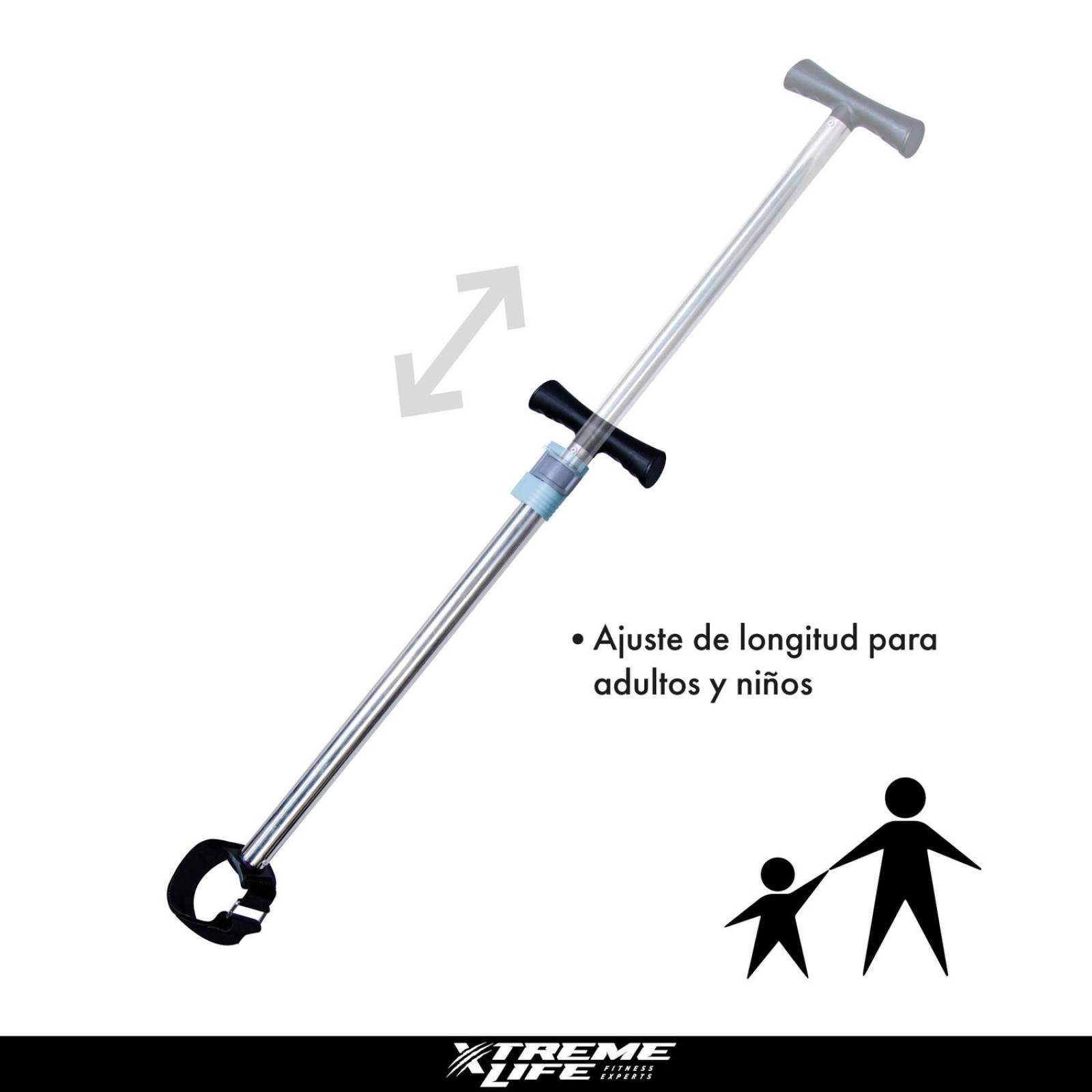 Manija Regulable para Hoverboard Equilibrio Mango de Control Plateado