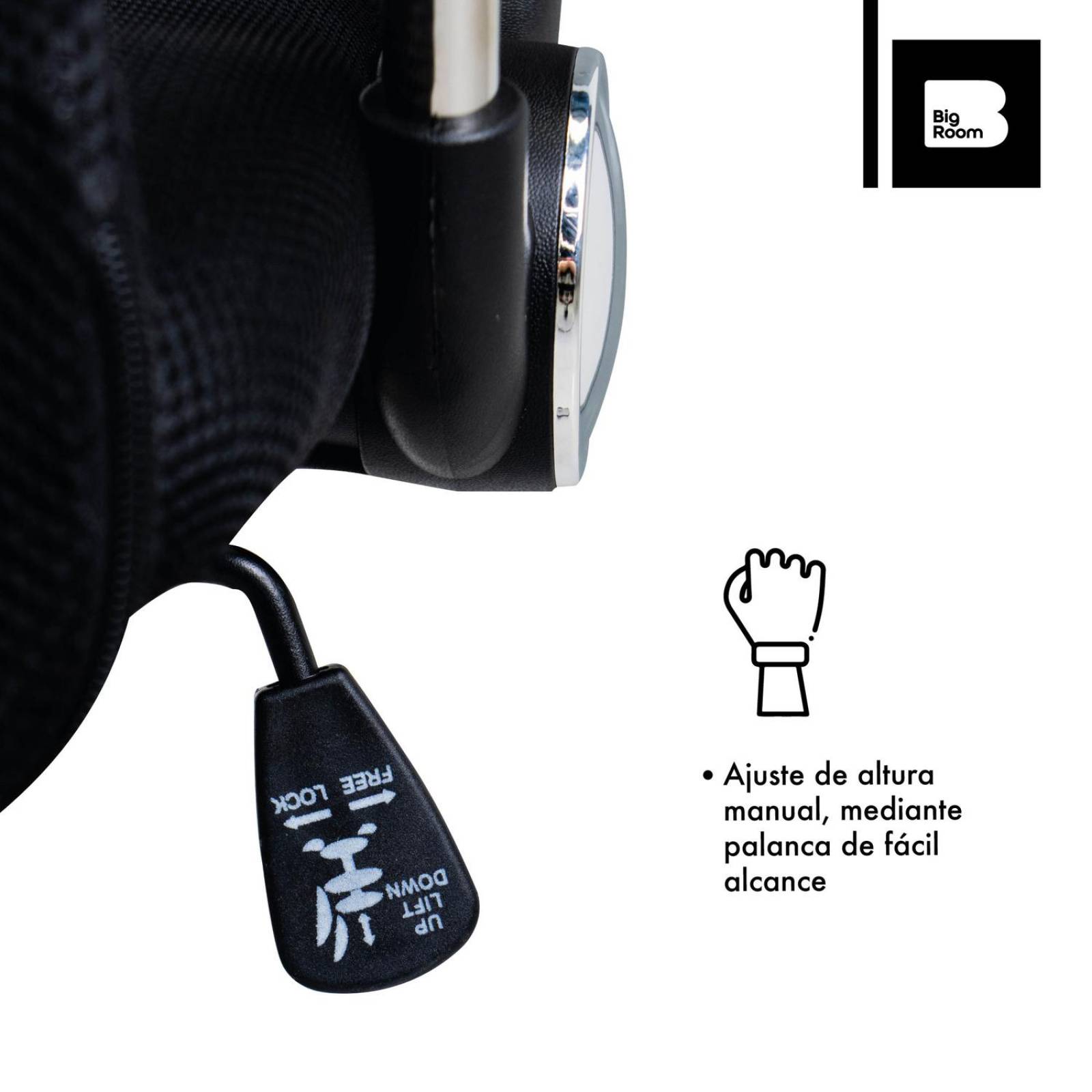 Set 2 Sillas Ejecutiva de Oficina Ergonomica Negro