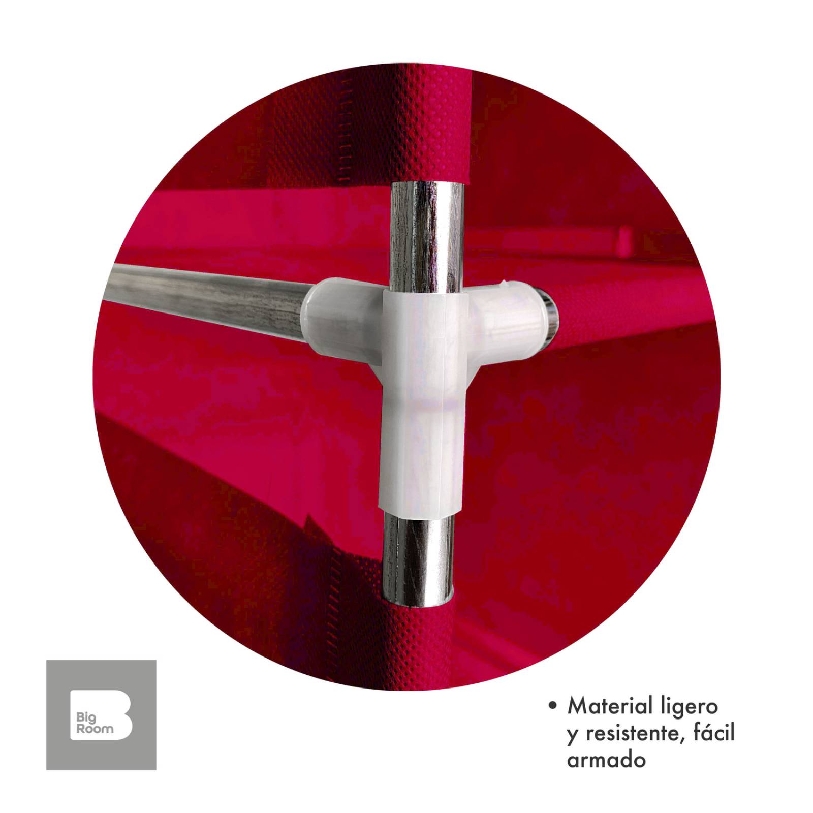 Closet Ropero Armable 3 Puertas Organizador Portátil Vino UNITALLA