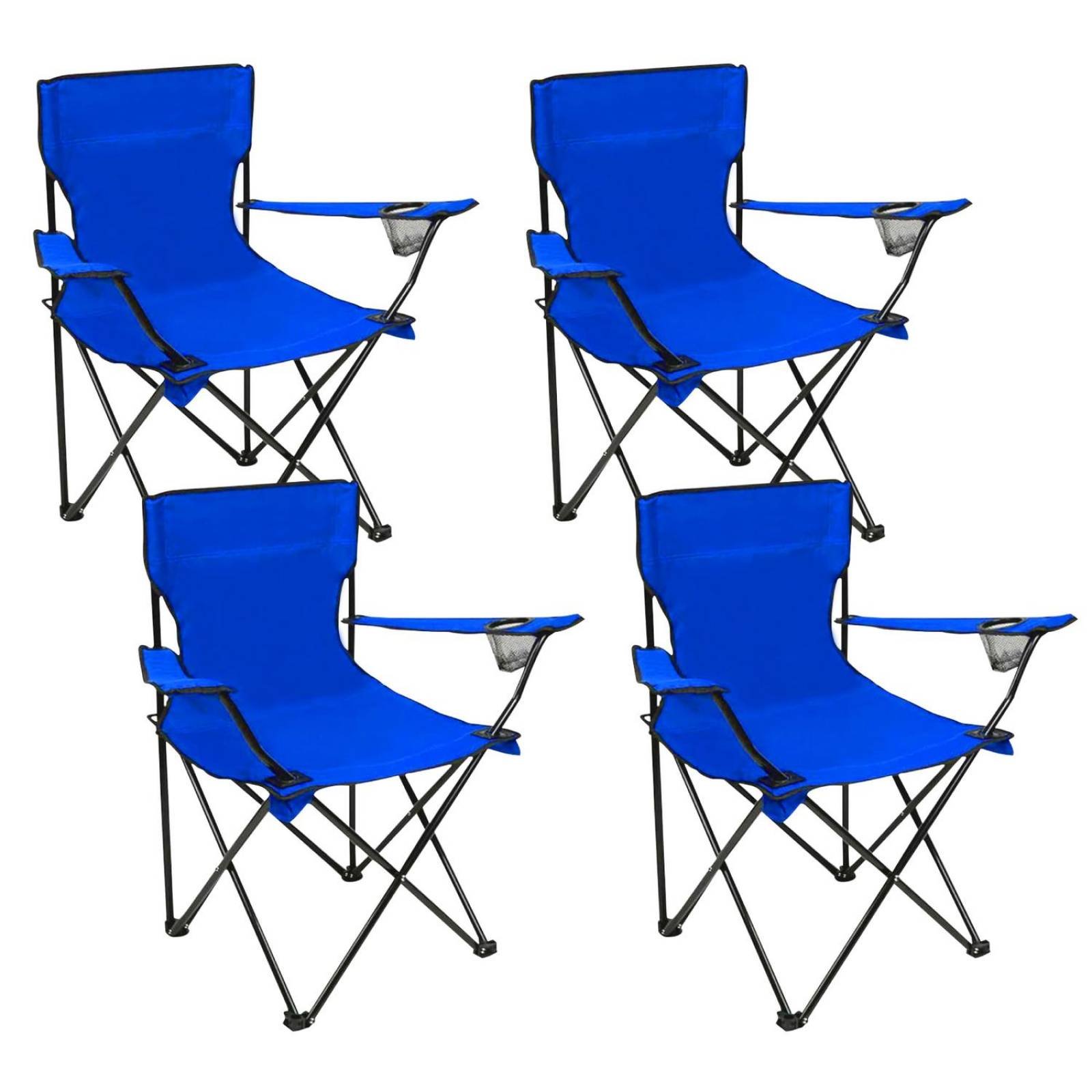 Juego 4 sillas plegables serie camping