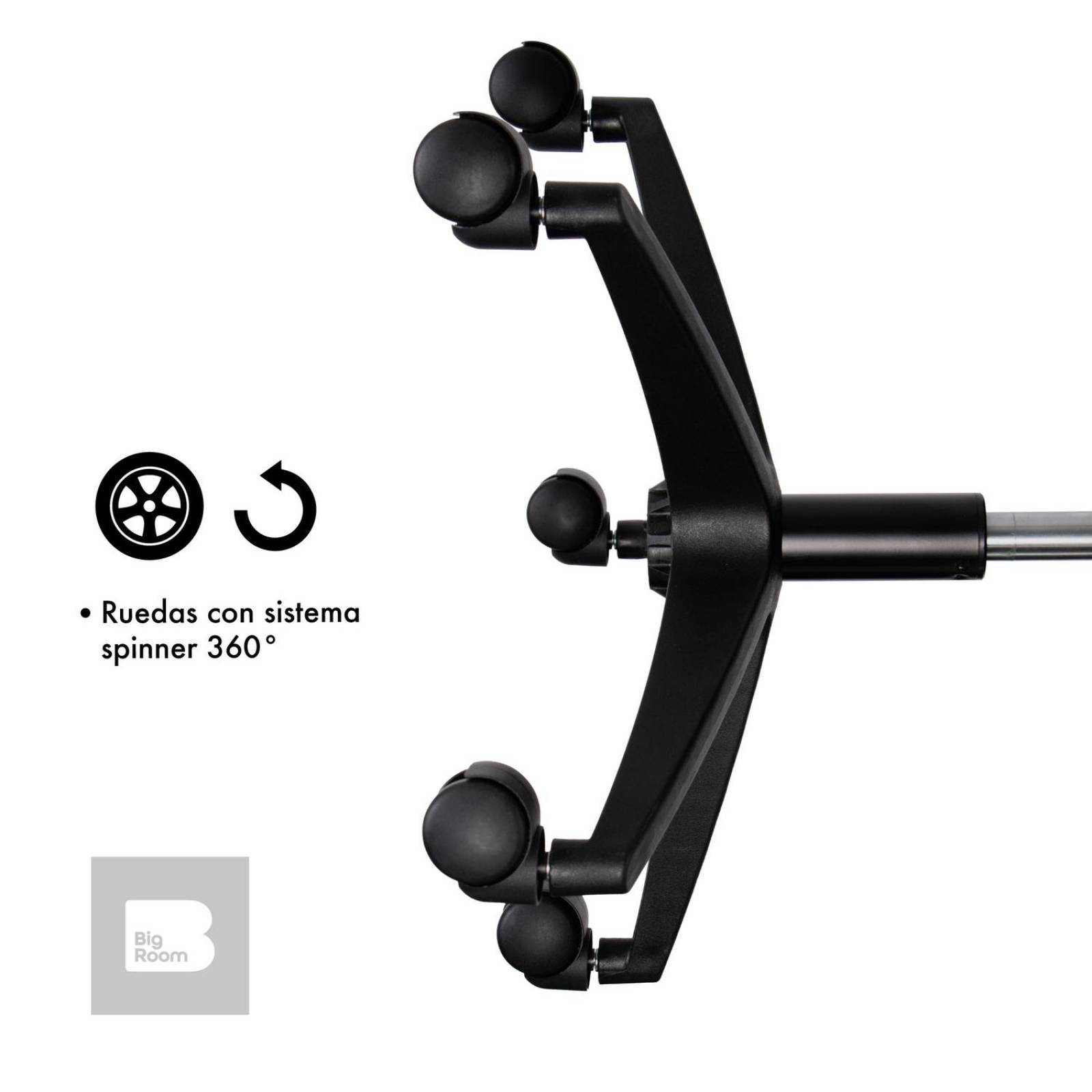 Set 2 Sillas de Escritorio Ergonomica para Oficina Giratoria Mediano Azul