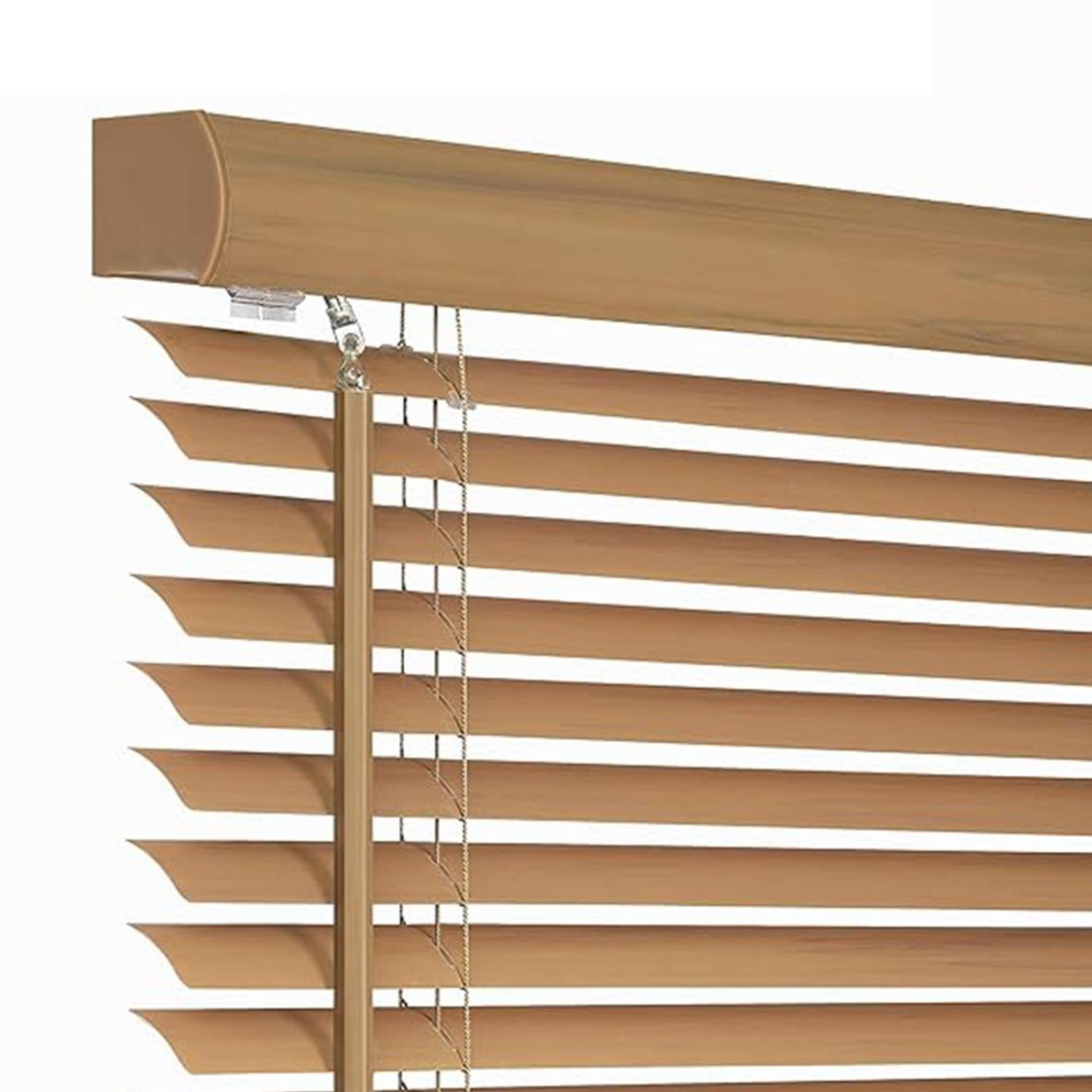 Persiana Horizontal Enrollable PVC 160x120 Ajustable Moderna Madera