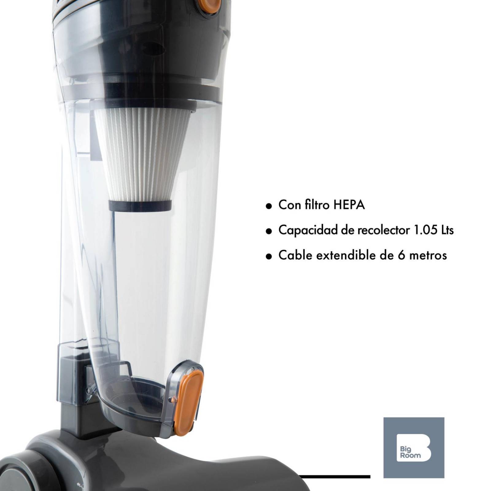 Aspiradora De Mano 3 En 1 Vertical Para Hogar Automovil Negro