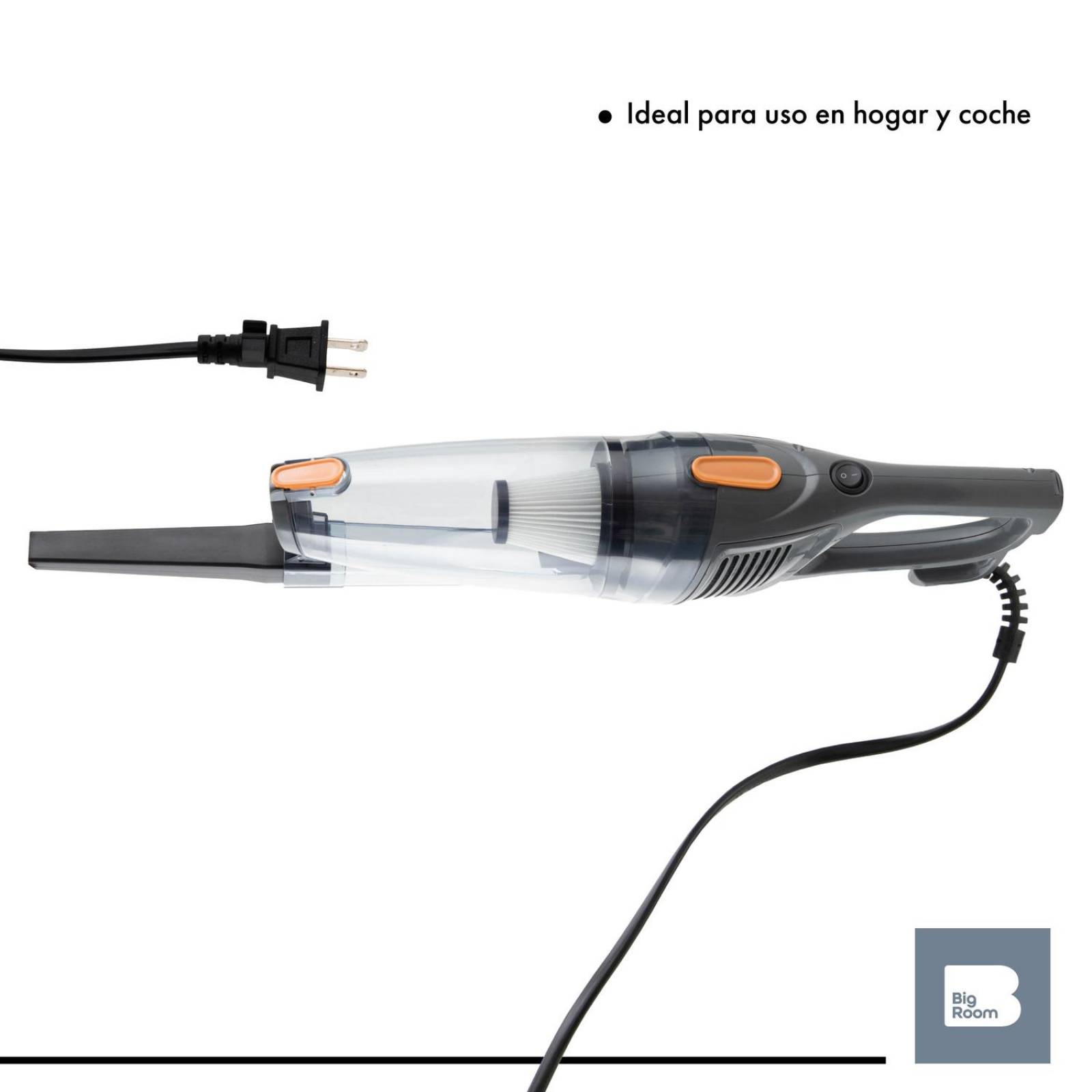 Aspiradora De Mano 3 En 1 Vertical Para Hogar Automovil Negro