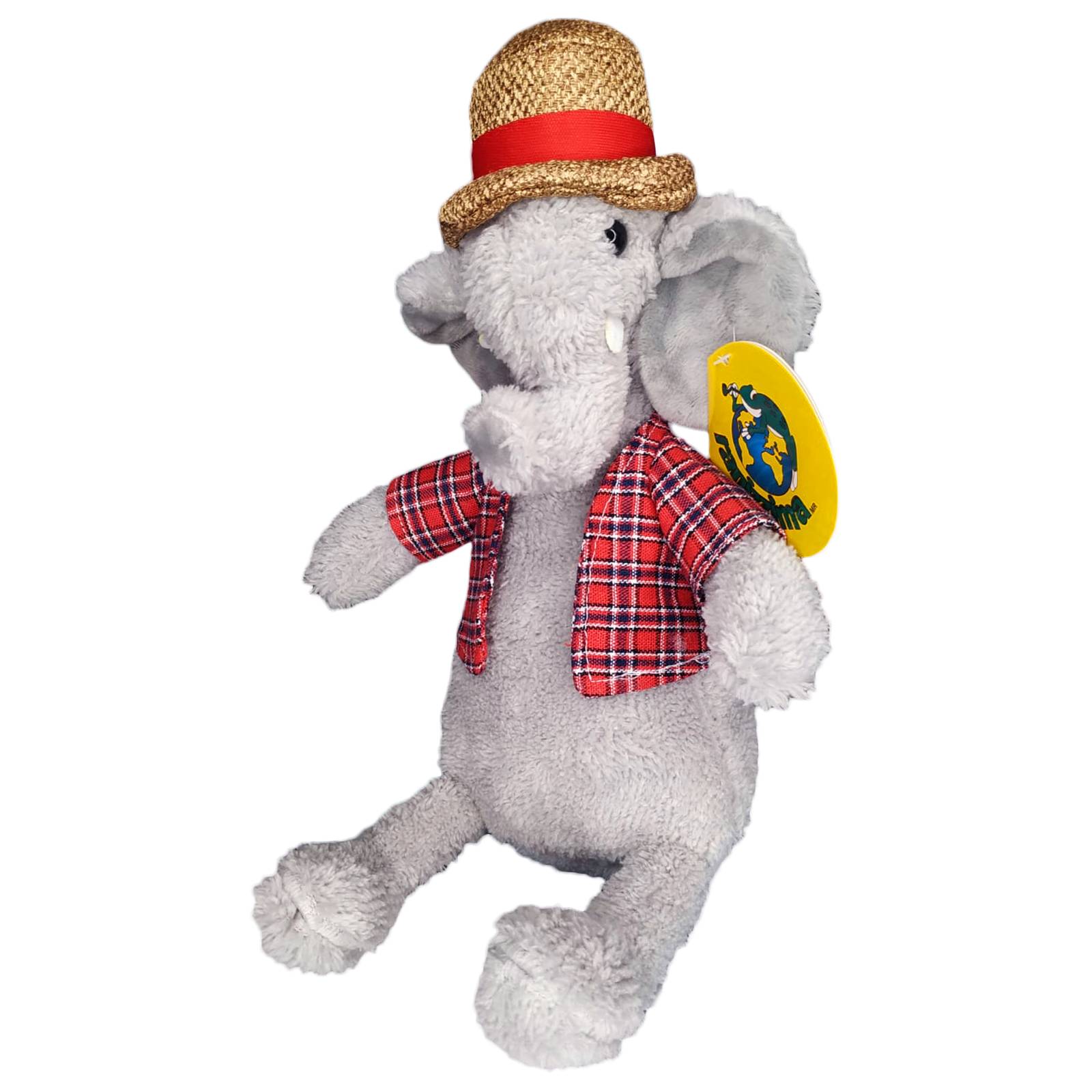 Peluche Elefante con Sombrero Juguete Adorable Esponjoso