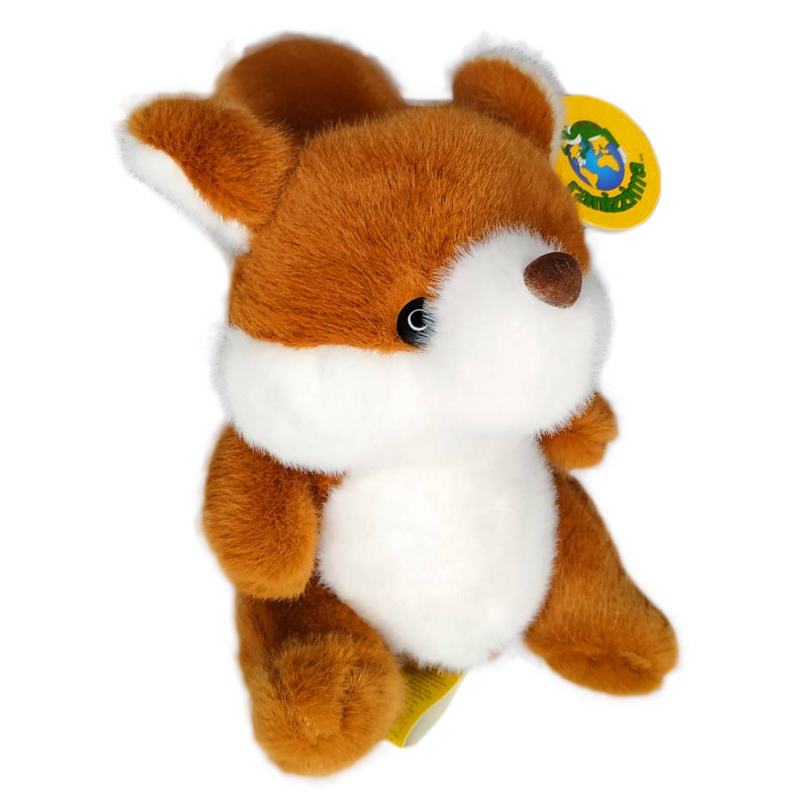 Peluche Ardilla Peludita Café Juguete Adorable Esponjoso