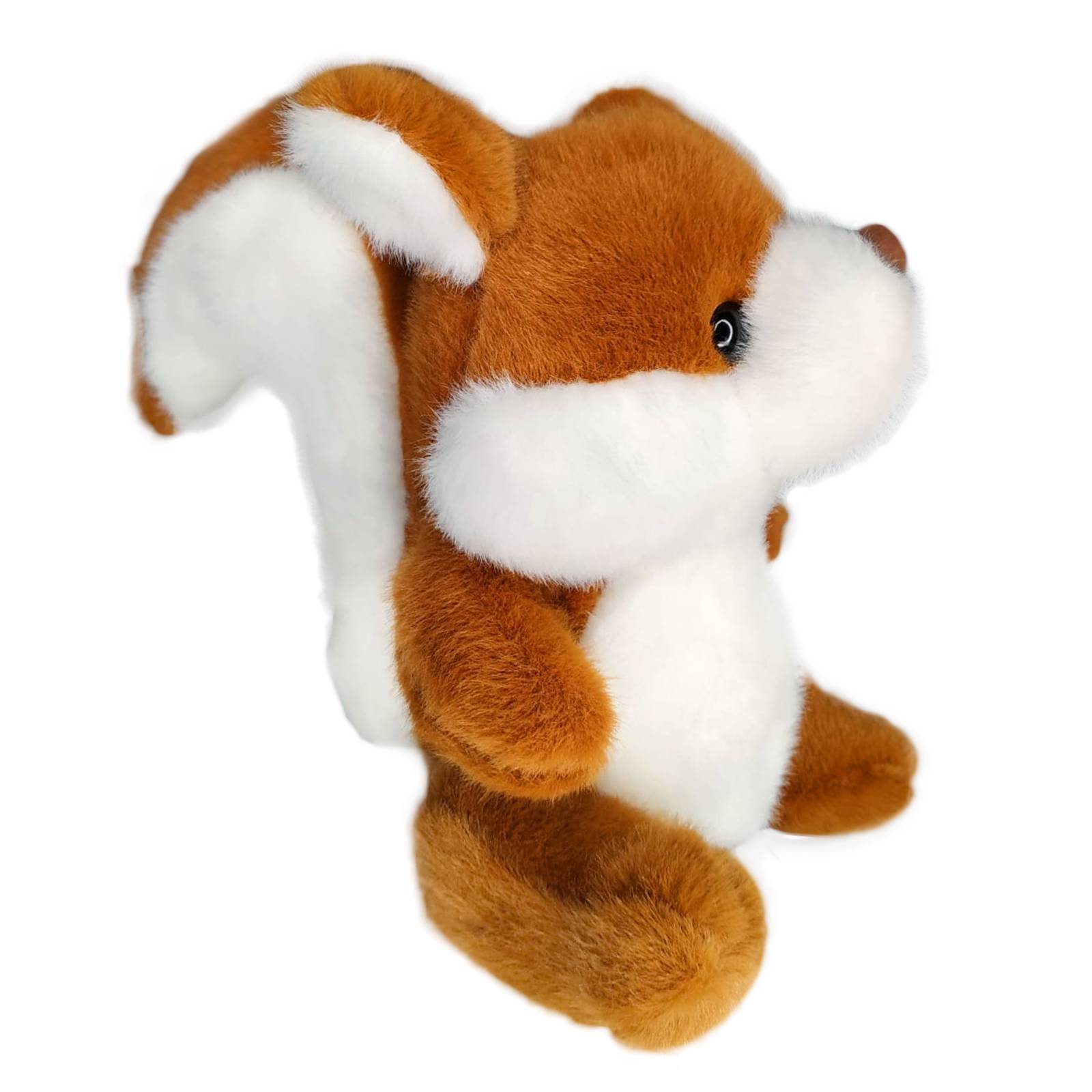 Peluche Ardilla Peludita Café Juguete Adorable Esponjoso