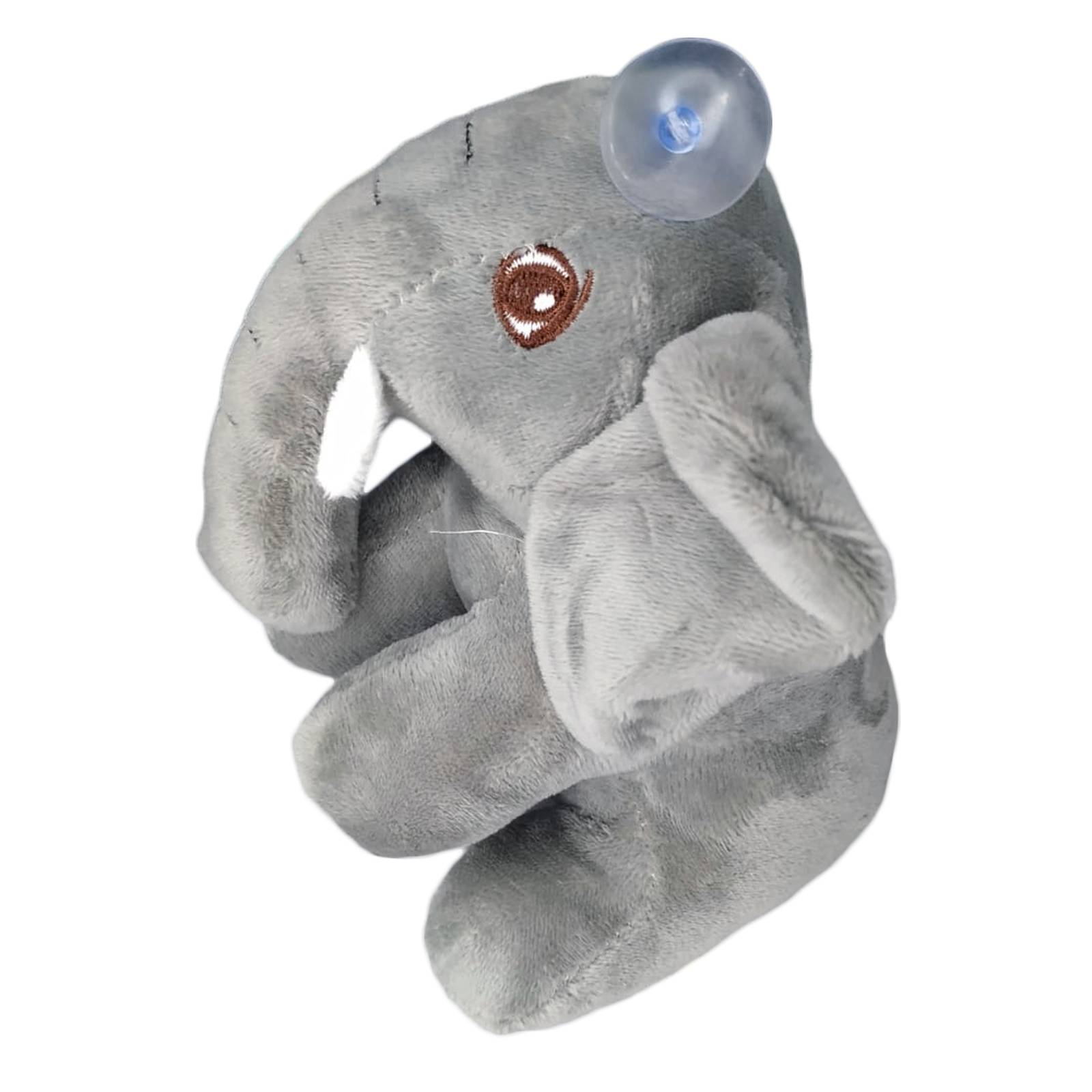 Peluche Elefante Gris con Chupón Juguete Adorable Esponjoso